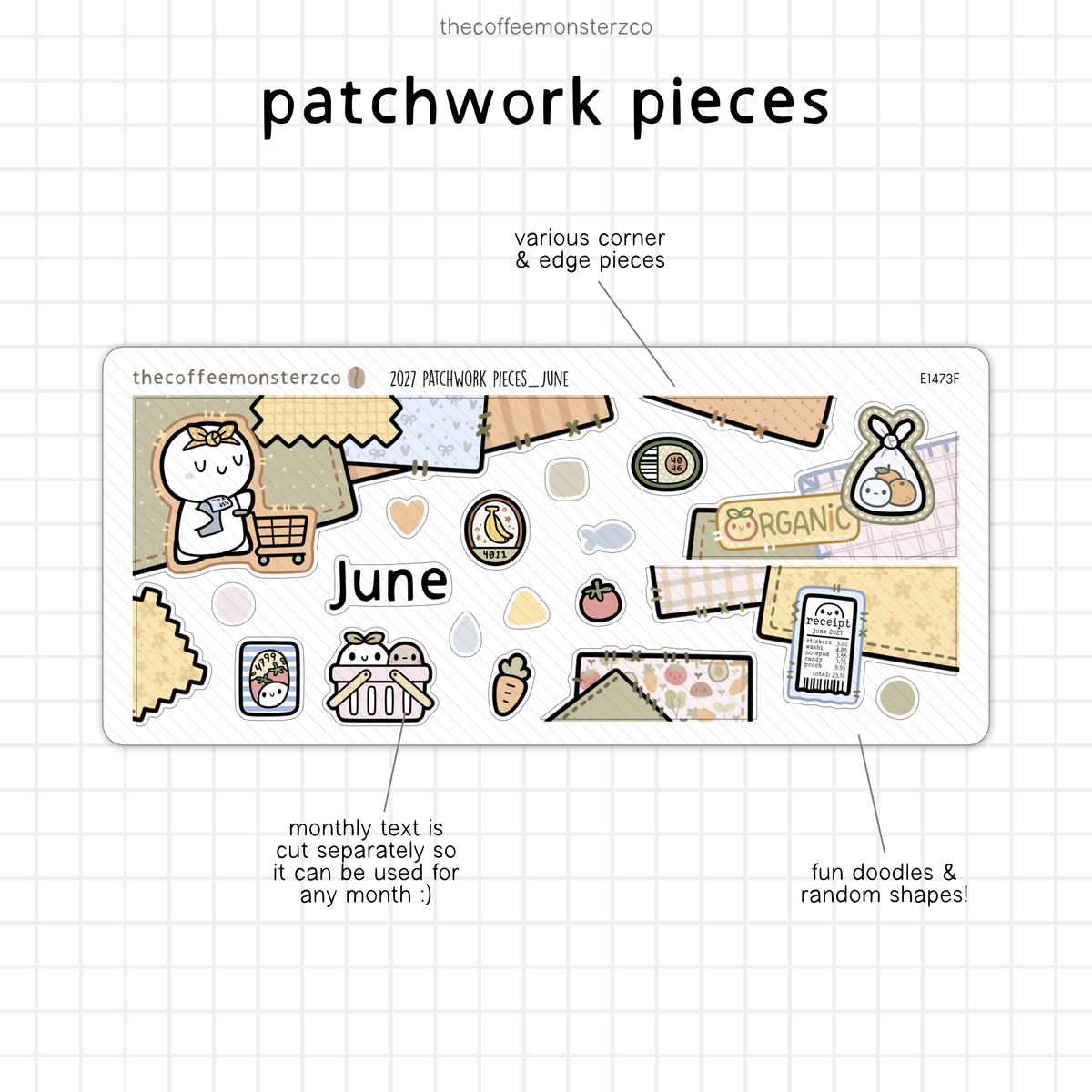 2027 Patchwork Pieces