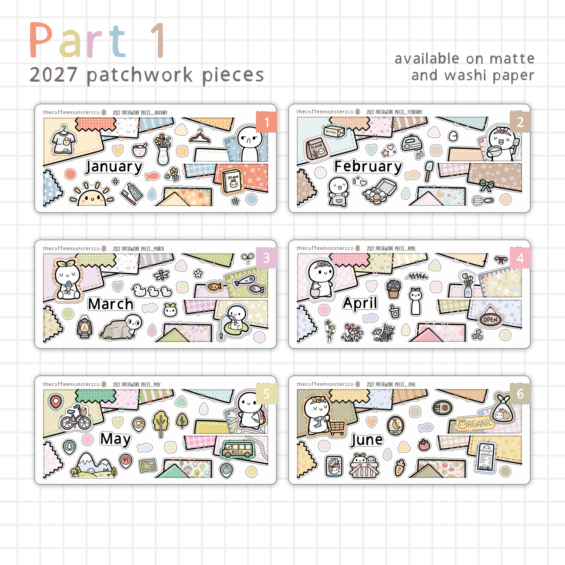2027 Patchwork Pieces