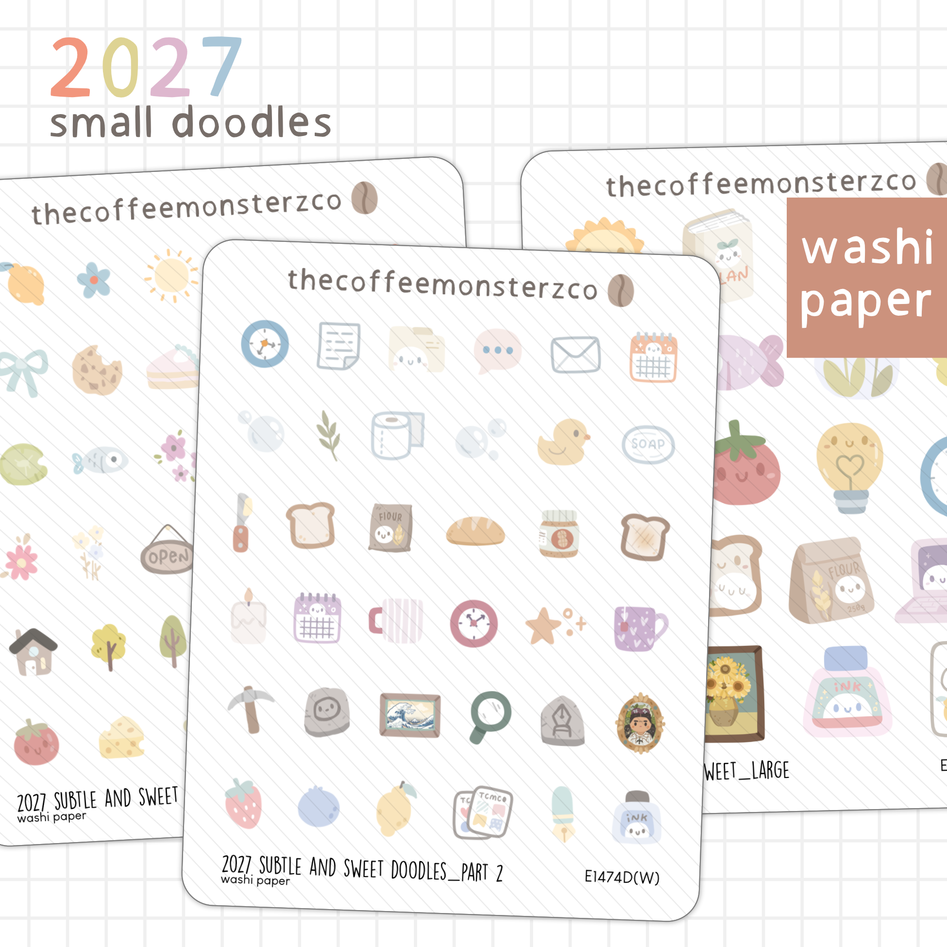 2027 Subtle & Sweet Doodles