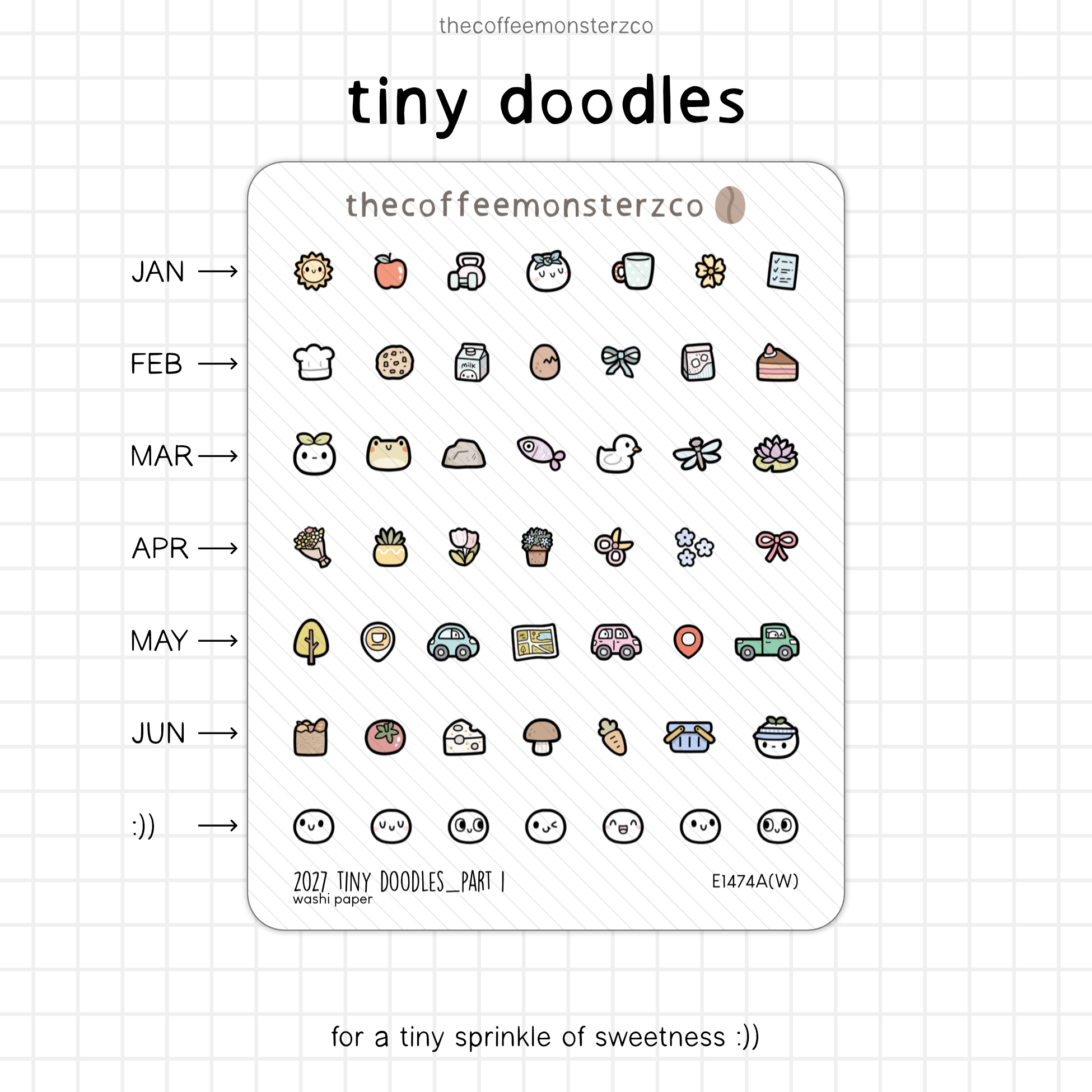 2027 Tiny Doodles
