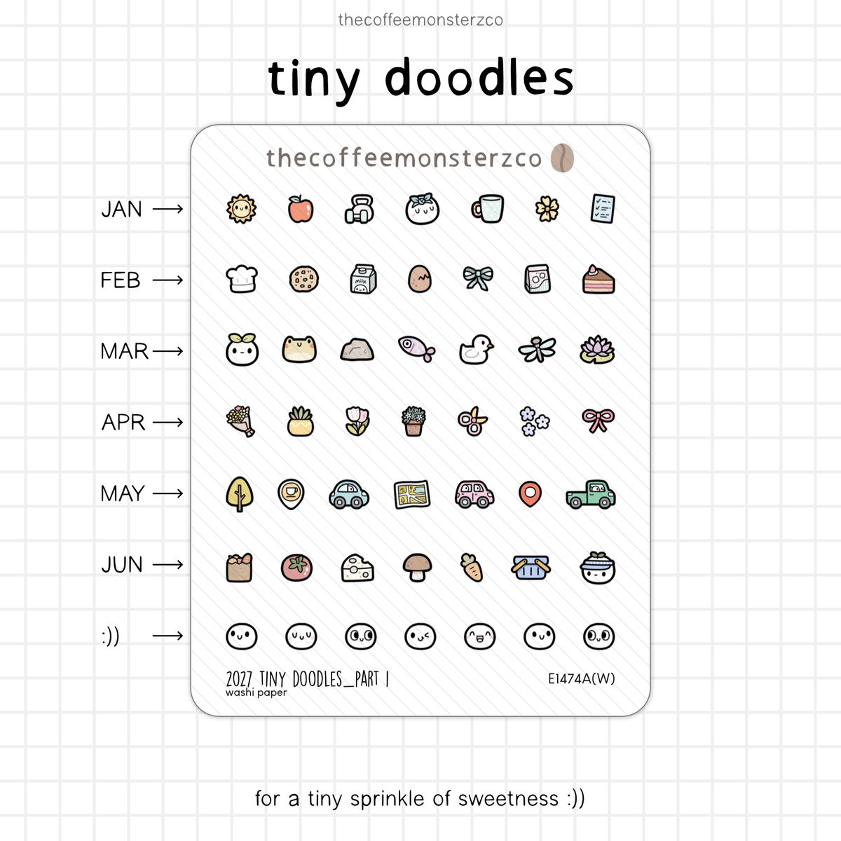 2027 Tiny Doodles