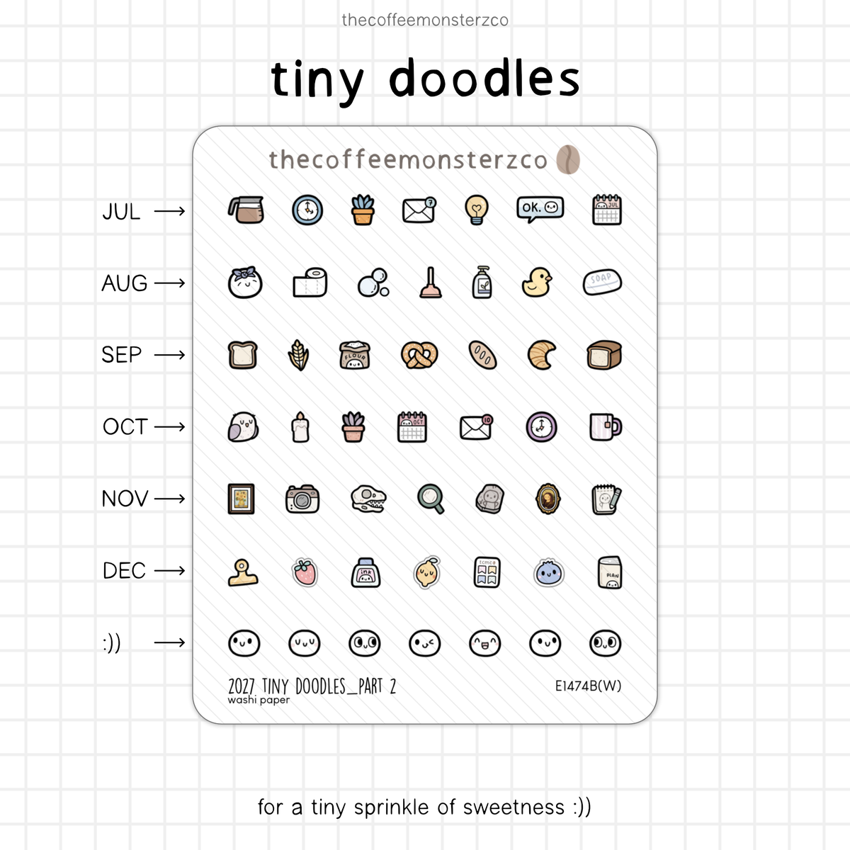 2027 Tiny Doodles