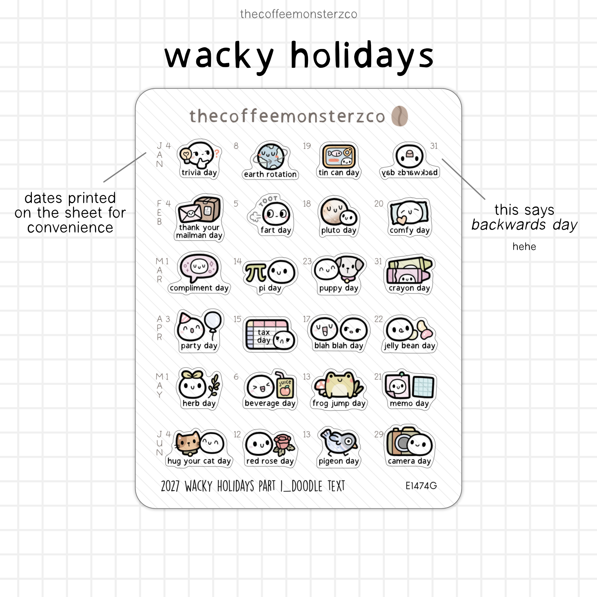 2027 Wacky Holidays