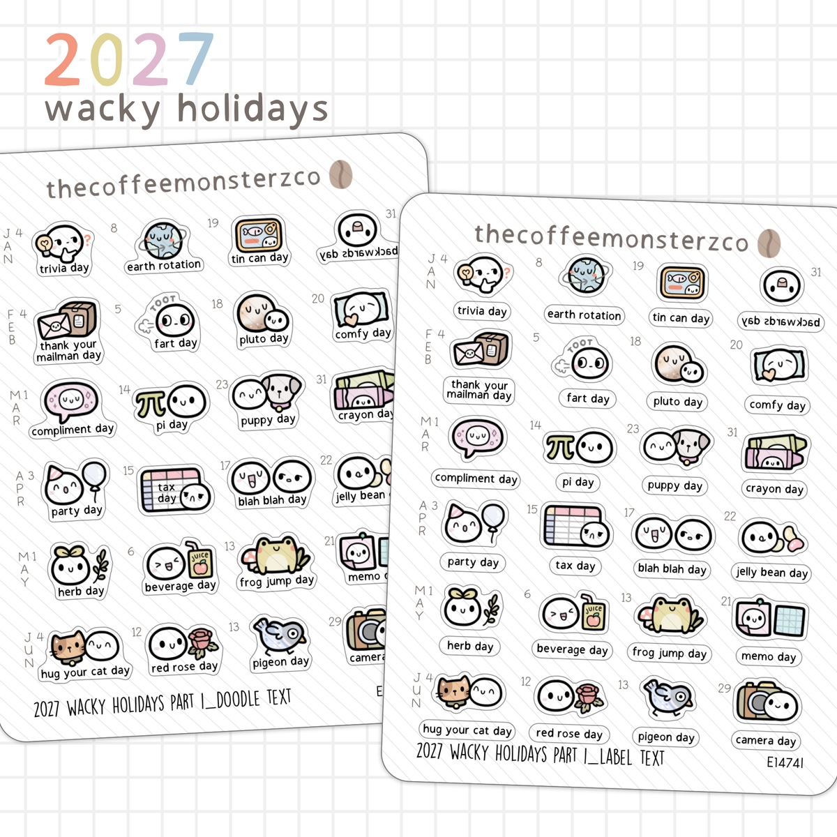 2027 Wacky Holidays