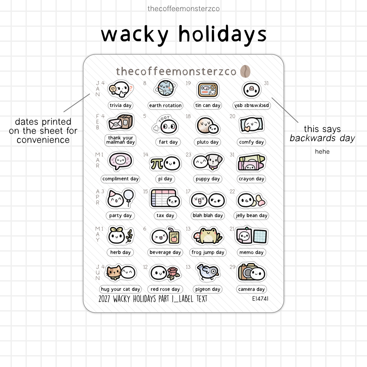 2027 Wacky Holidays