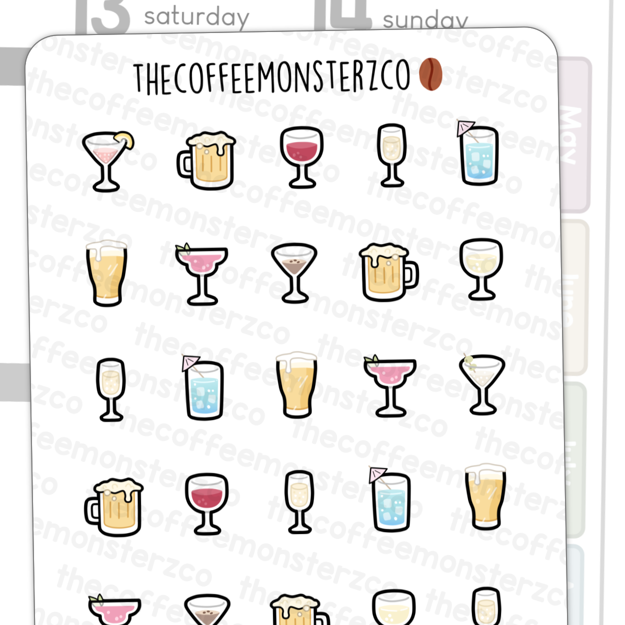 Drink Doodles - Alcohol (REFORMAT)