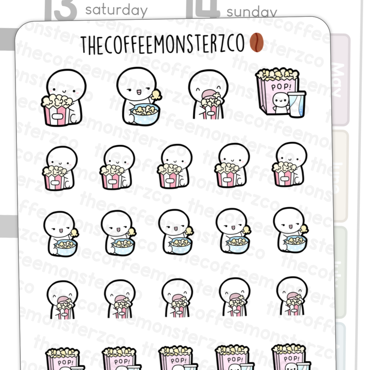 Popcorn Emotis