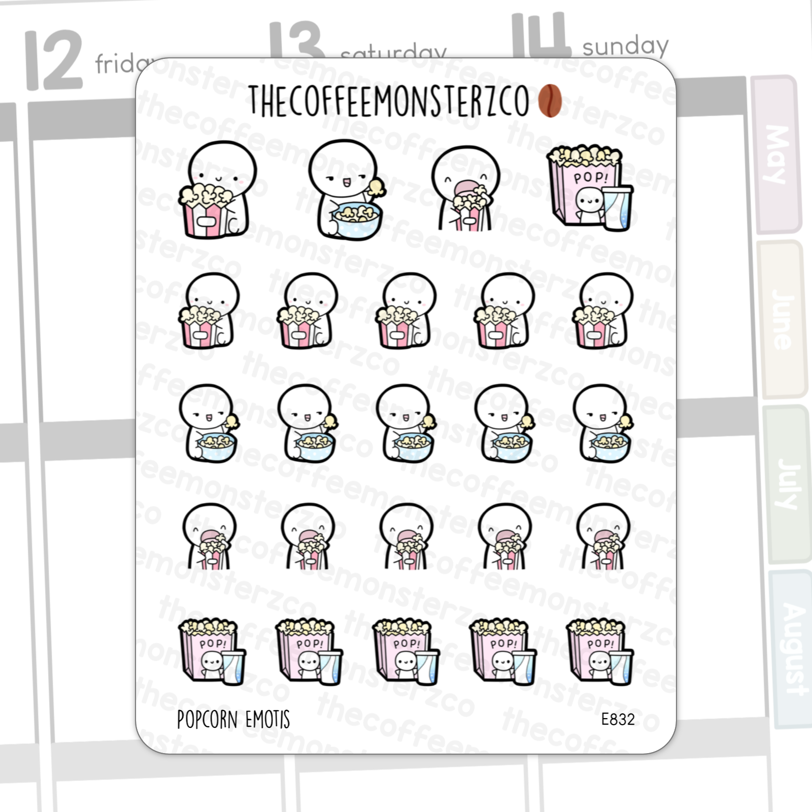 Popcorn Emotis