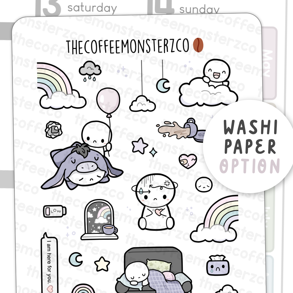 Large A Gloomy Week Doodles