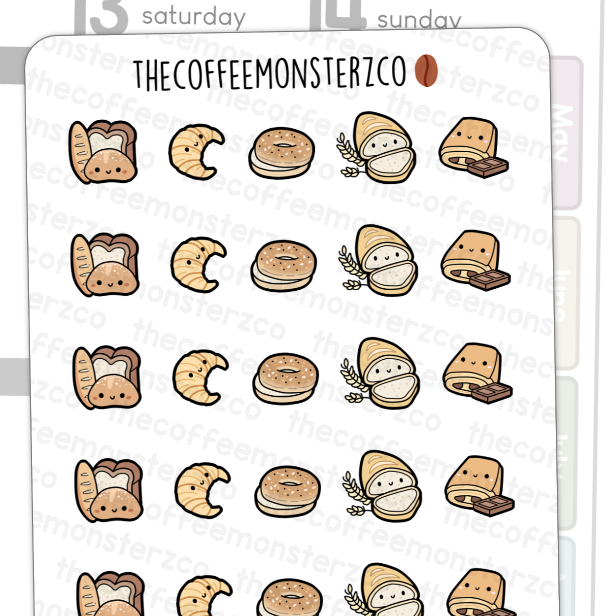 Bread and Pastry Doodles