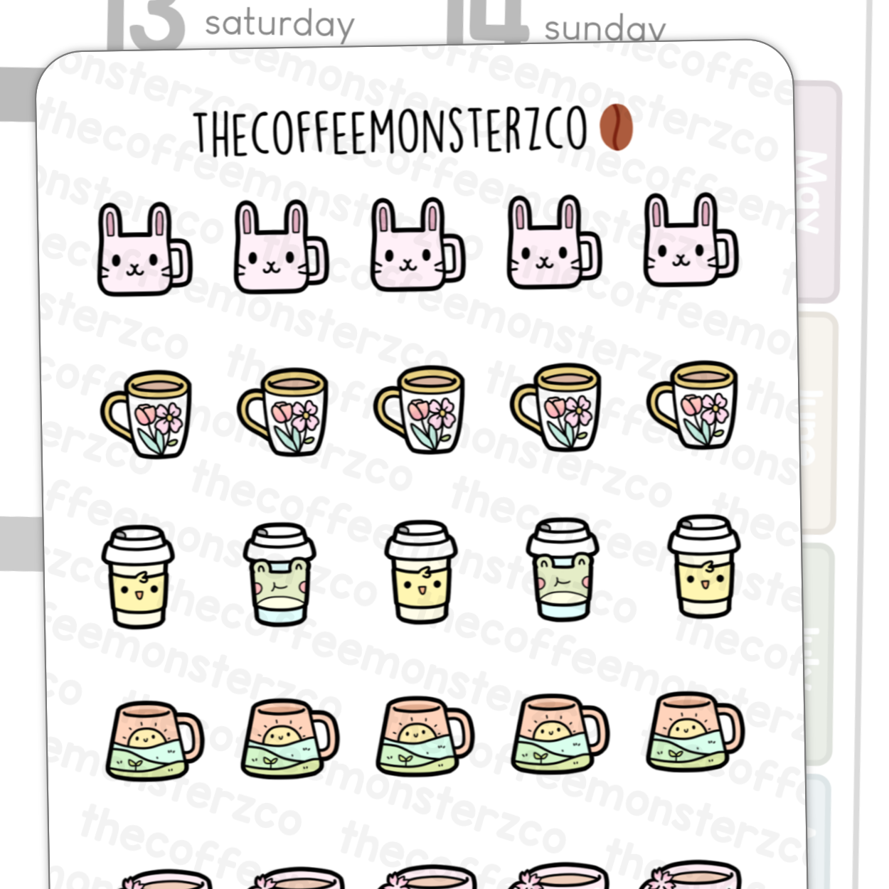 Spring Mug Doodles