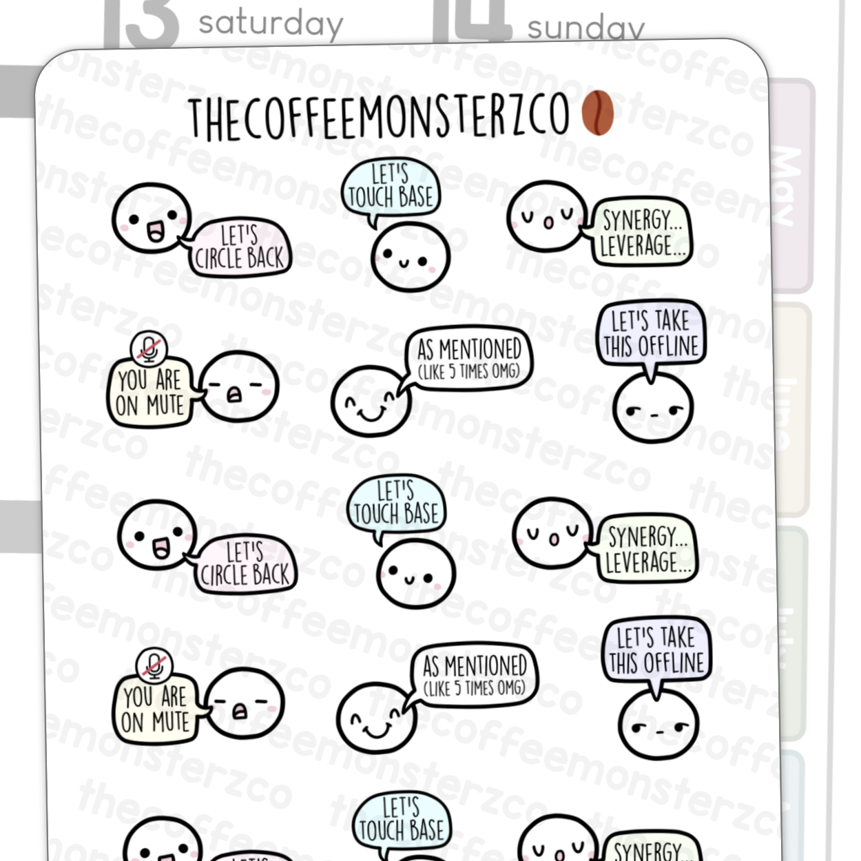 Corporate Phrases Emotis