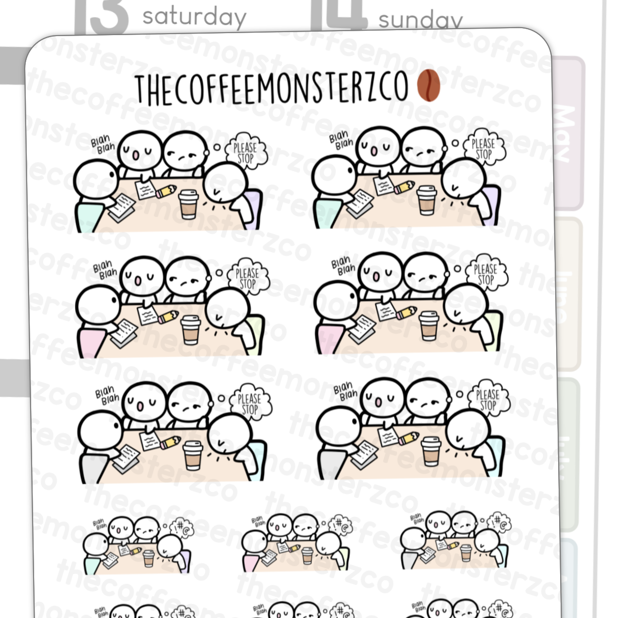 Annoying Coworker Emotis
