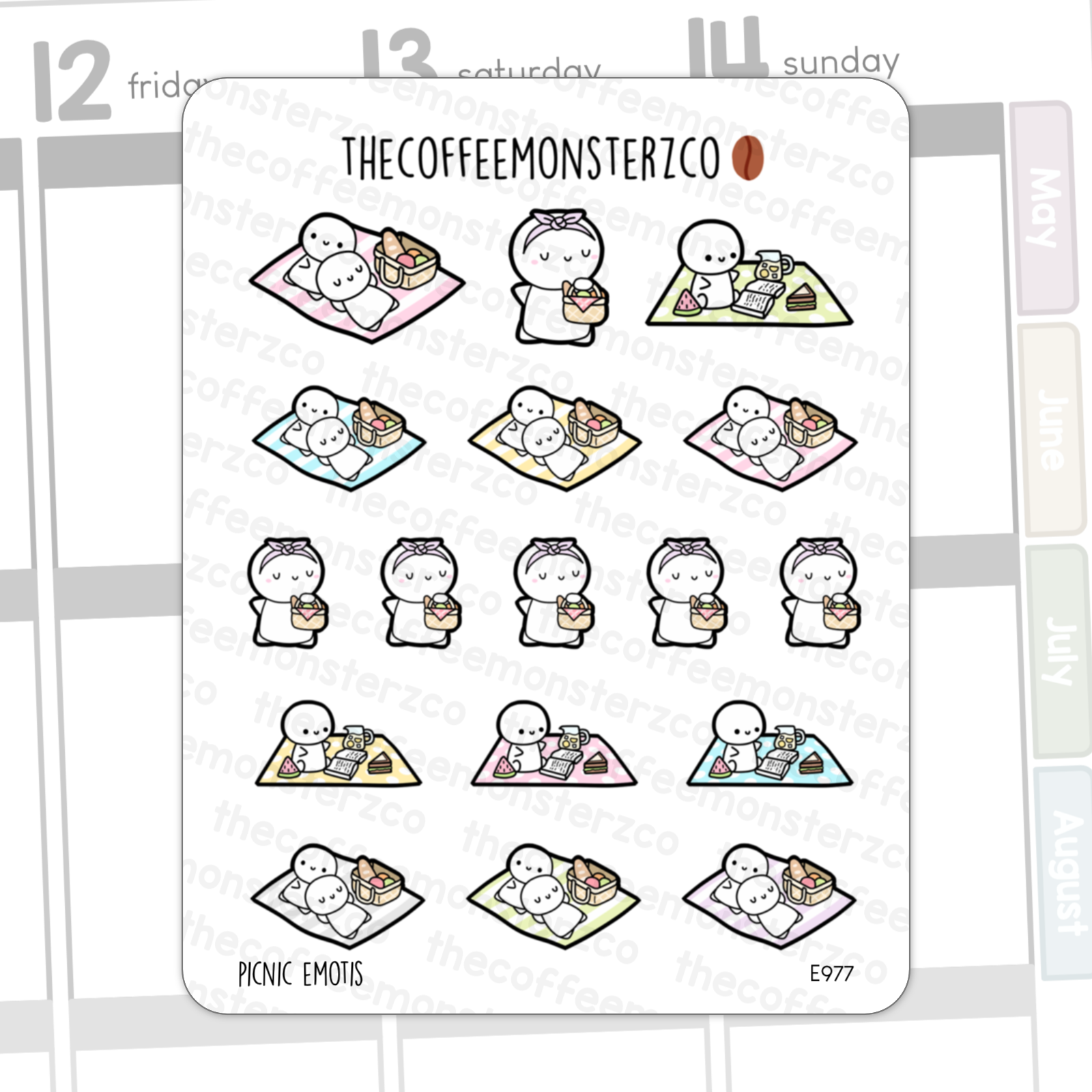 Picnic Emotis