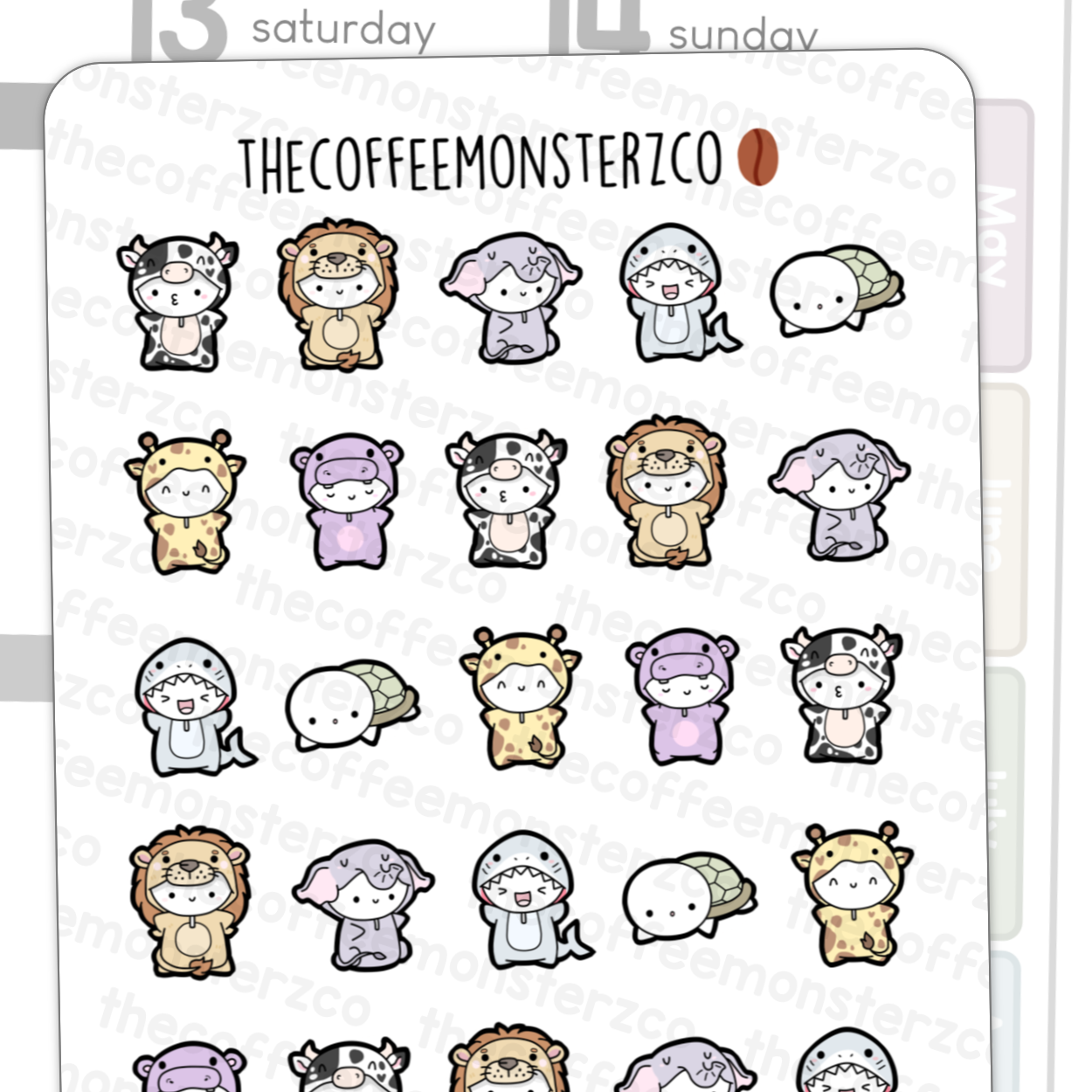 Summer Critter Onesies