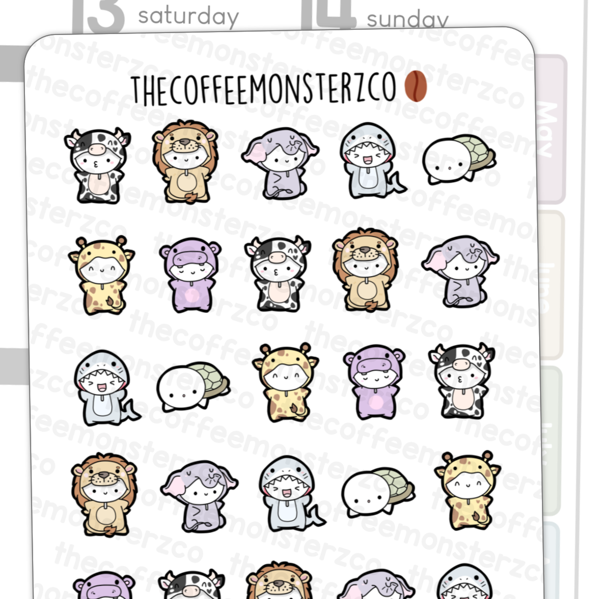 Summer Critter Onesies