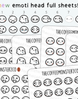 Emoti Heads Full Sheets Part 2