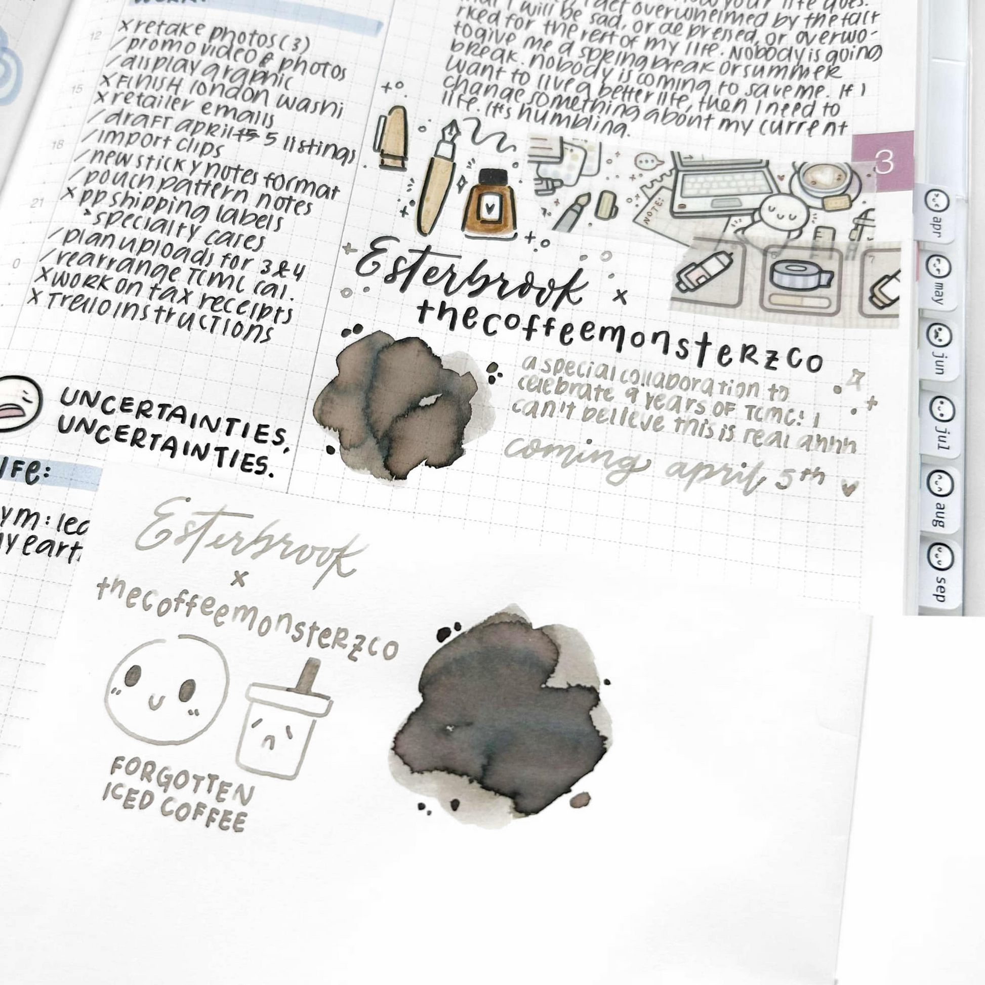 Forgotten Iced Coffee - 30mL Esterbrook Ink (1 per customer)