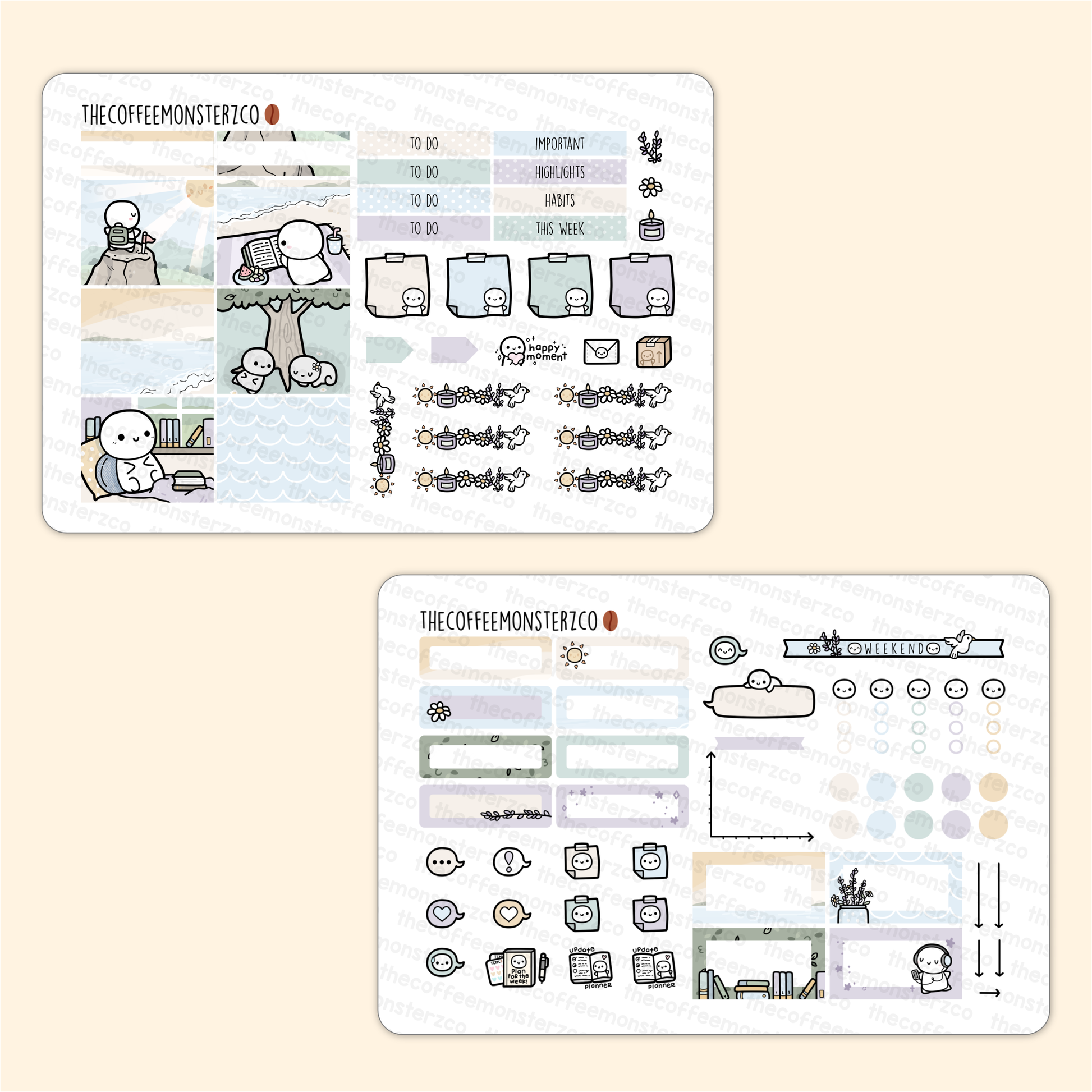 Finding Peace Hobonichi Cousin Kit