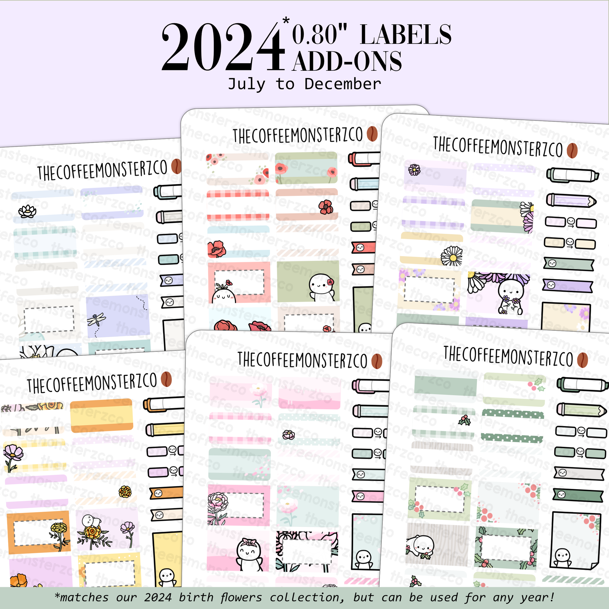 2024 Coordinating Add-ons - Small Labels (0.80") - Part 2