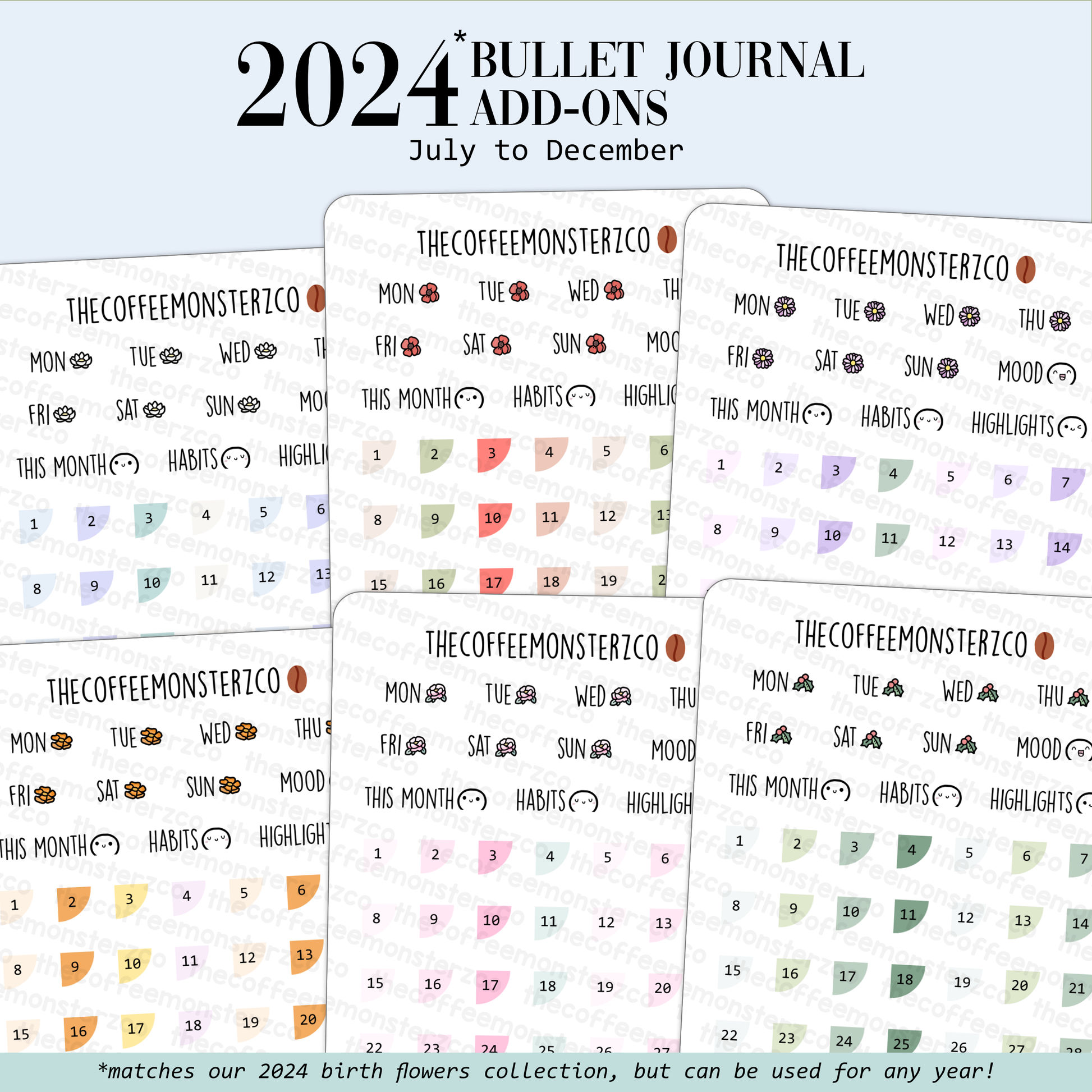 2024 Coordinating Add-ons - Bullet Journal - Part 2