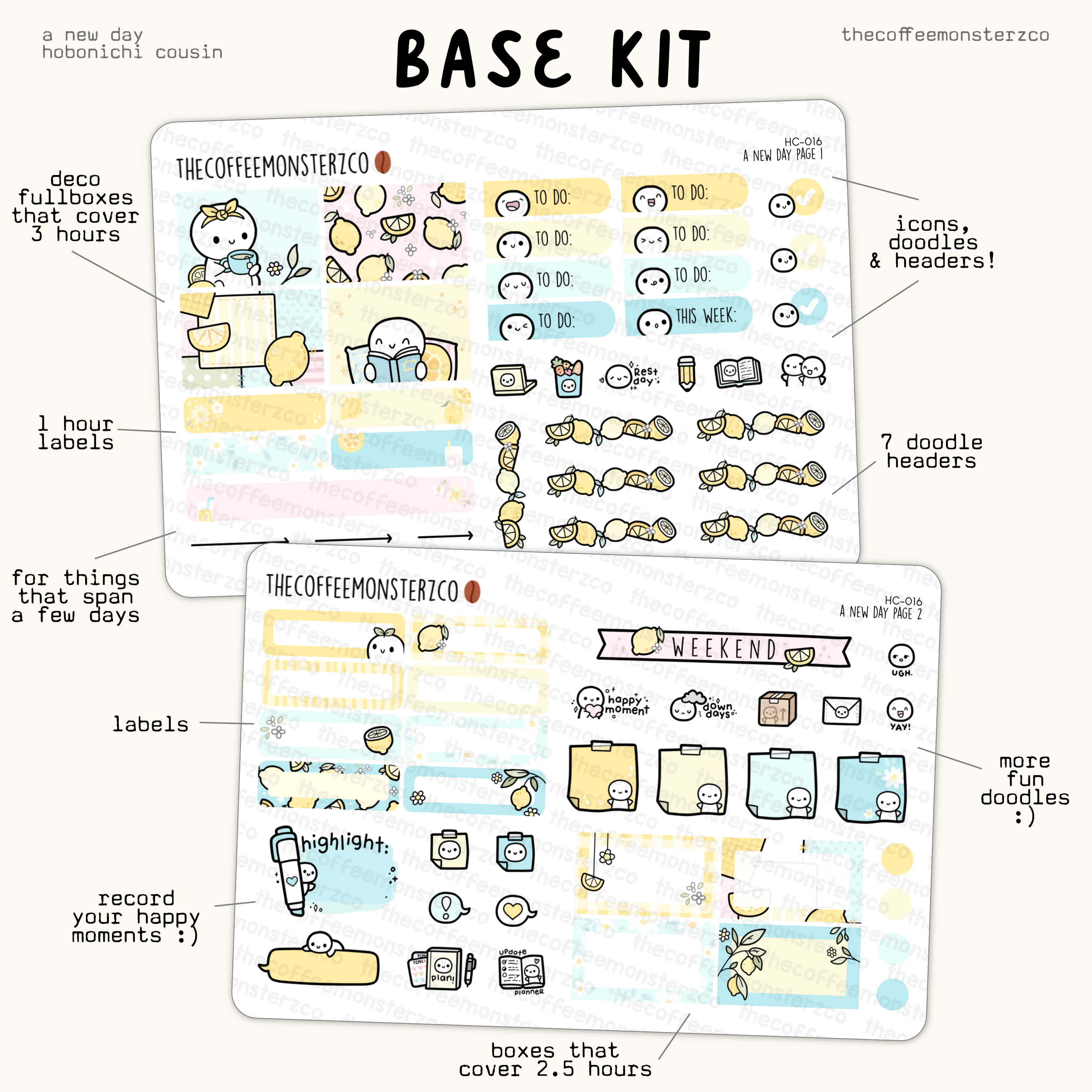 A New Day Hobonichi Cousin Kit