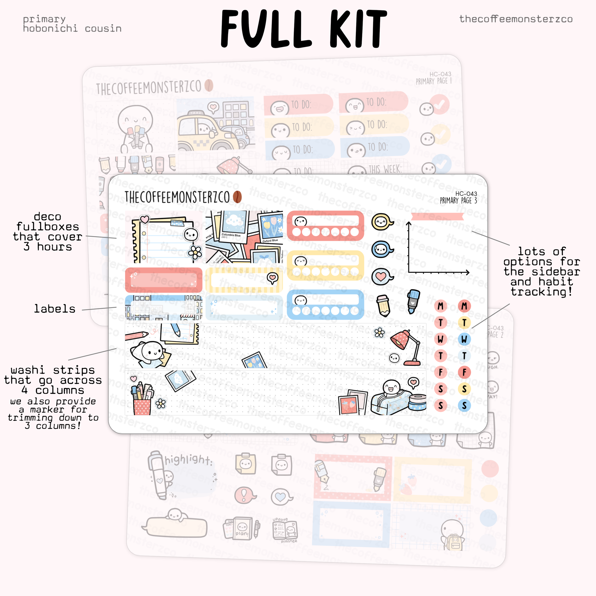Primary - Hobonichi Cousin Kit