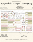 2026 Hobonichi Cousin Monthly Kits