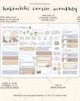 2026 Hobonichi Cousin Monthly Kits