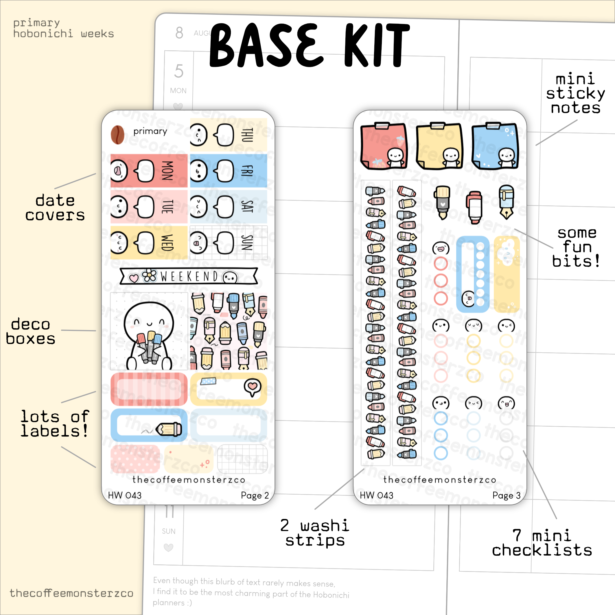 Primary - Hobonichi Weeks Kit