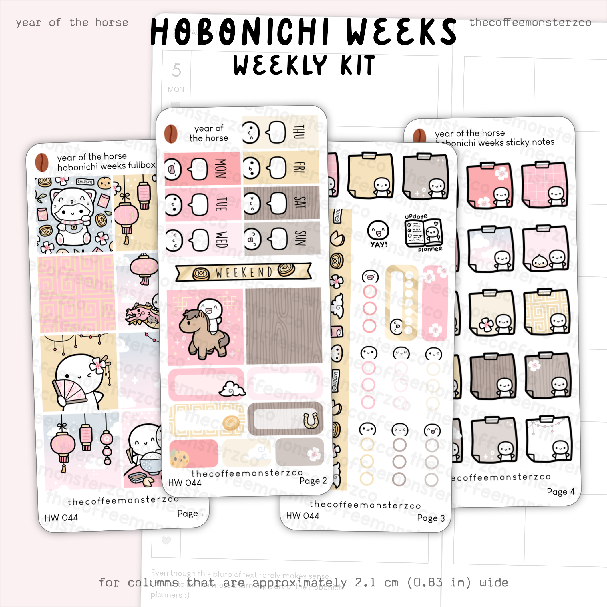Year of the Horse - Hobonichi Weeks Kit