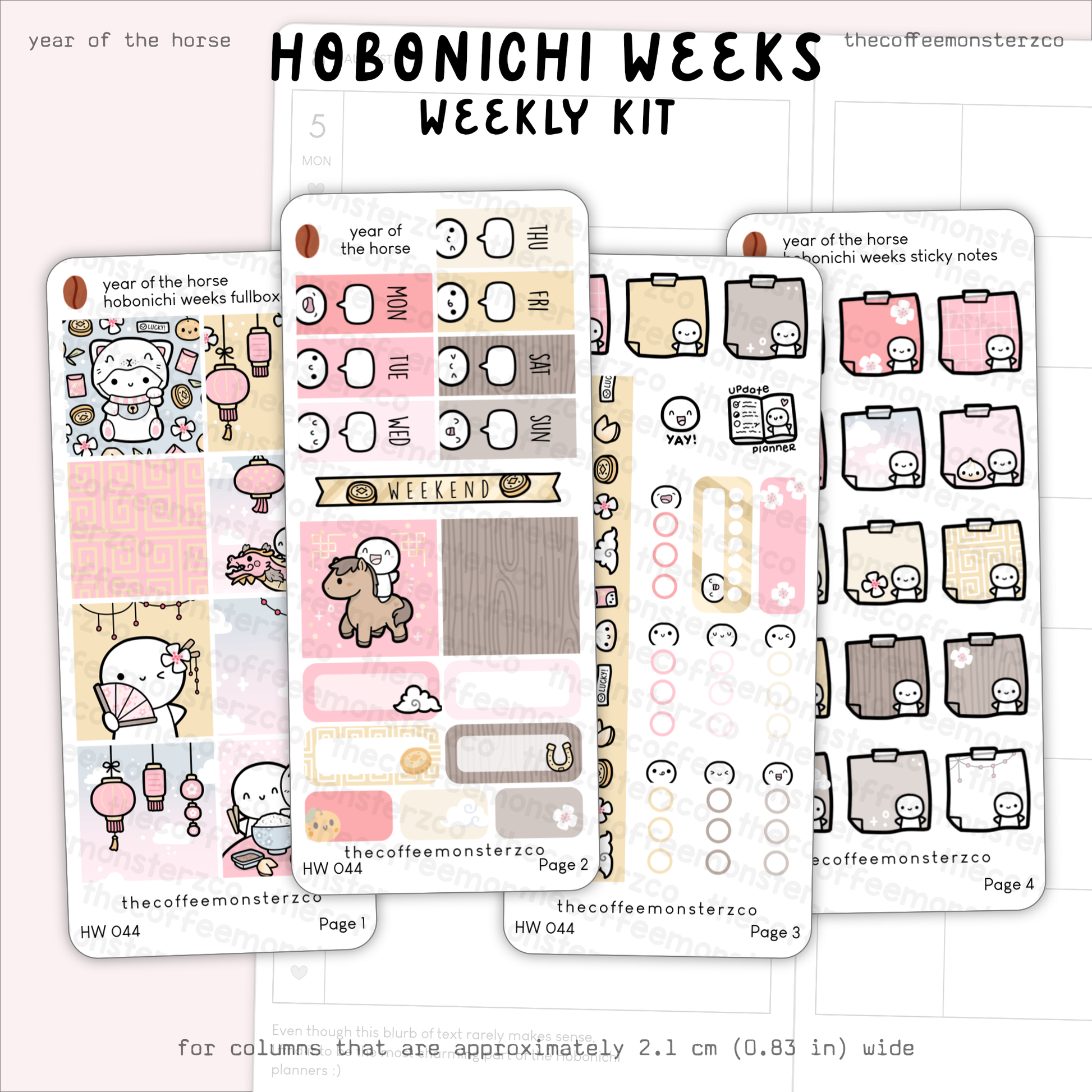 Year of the Horse - Hobonichi Weeks Kit