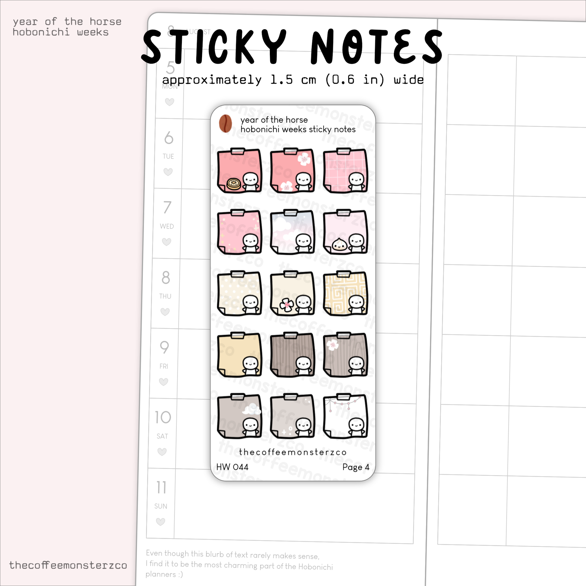 Year of the Horse - Hobonichi Weeks Kit