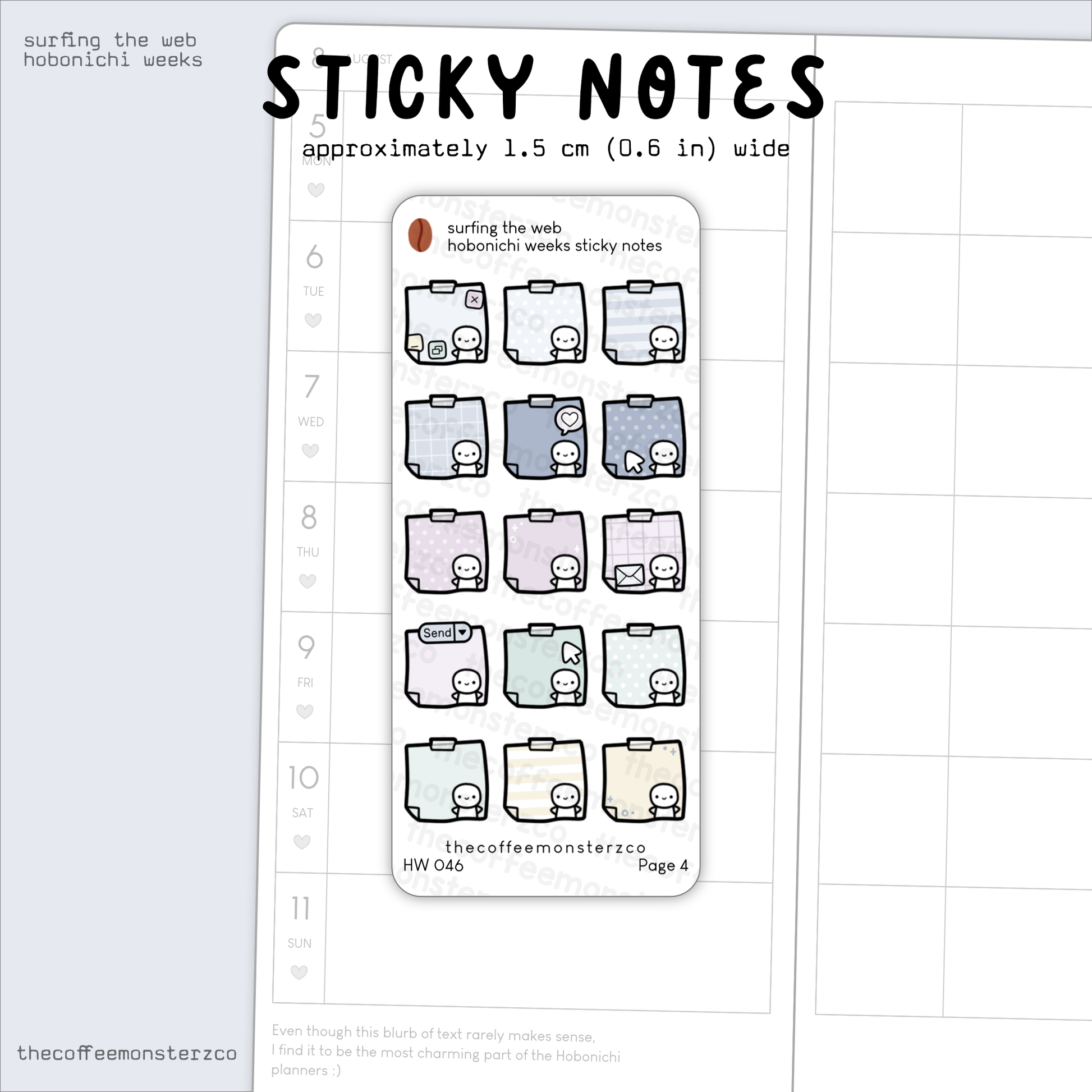 Surfing the Web - Hobonichi Weeks Kit