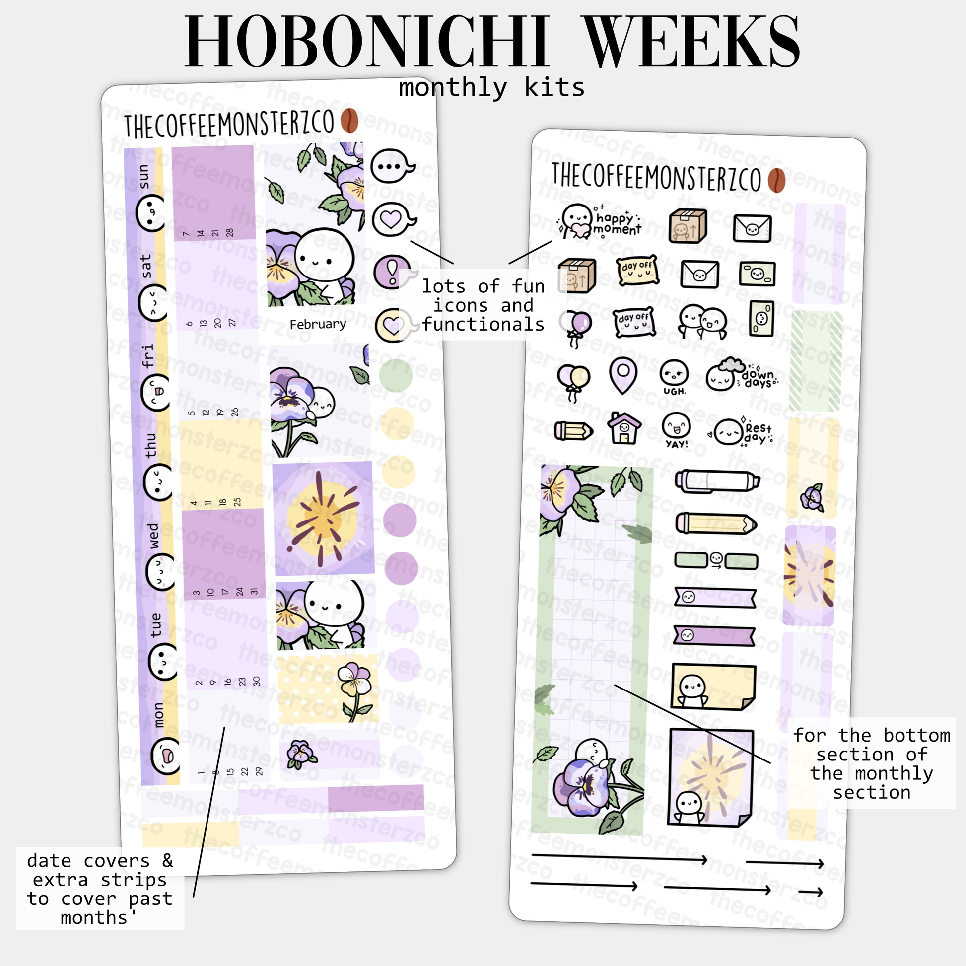 2024 Hobonichi Weeks Monthly Kits - Part 1