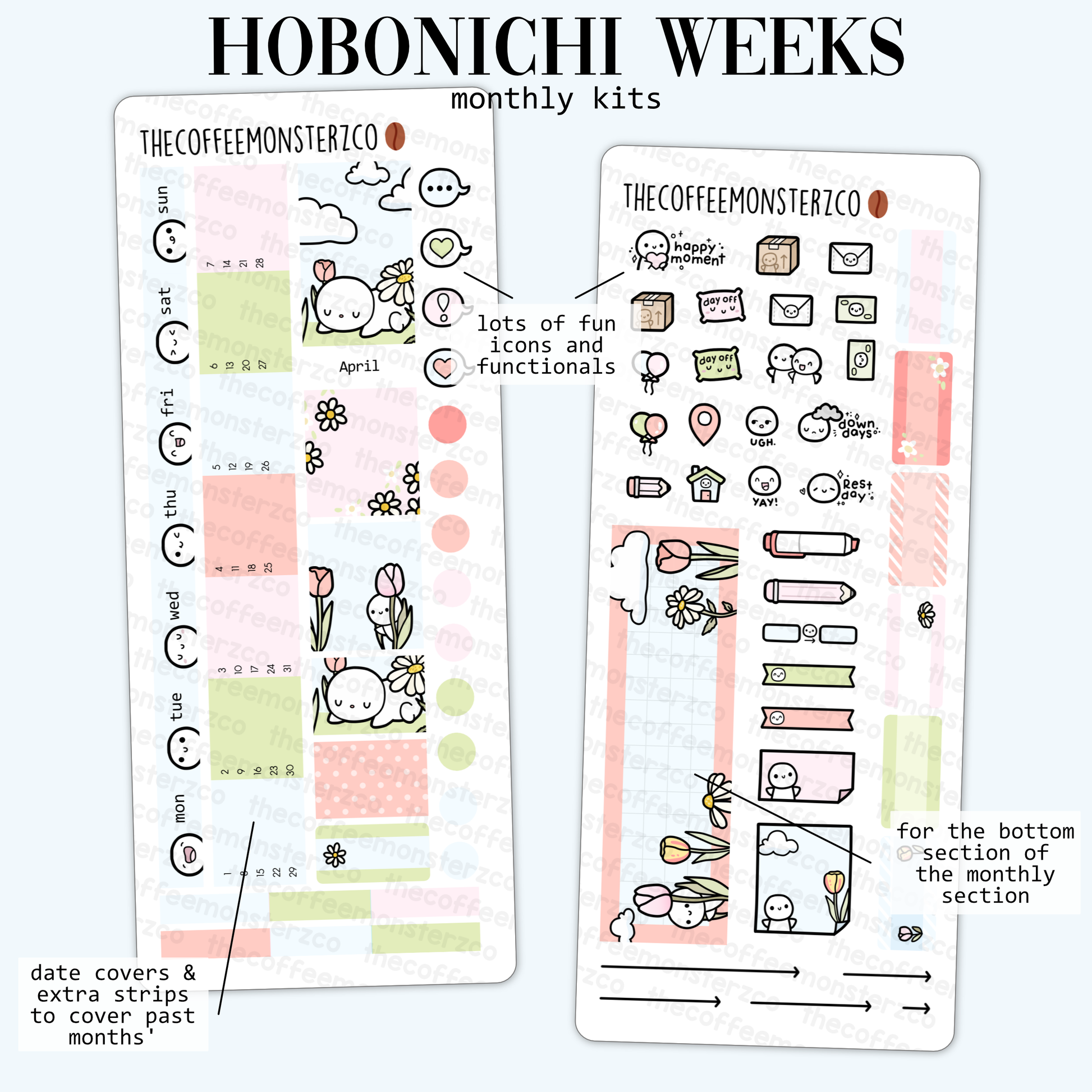 2024 Hobonichi Weeks Monthly Kits - Part 1