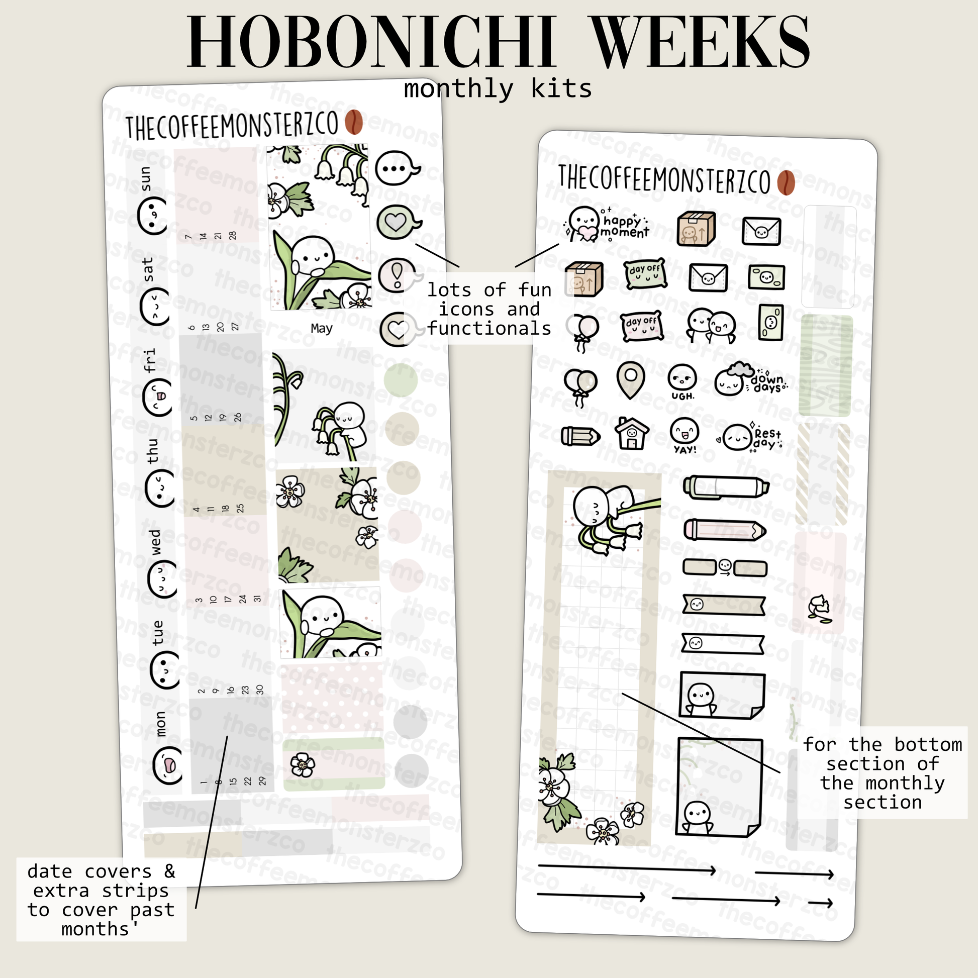 2024 Hobonichi Weeks Monthly Kits - Part 1