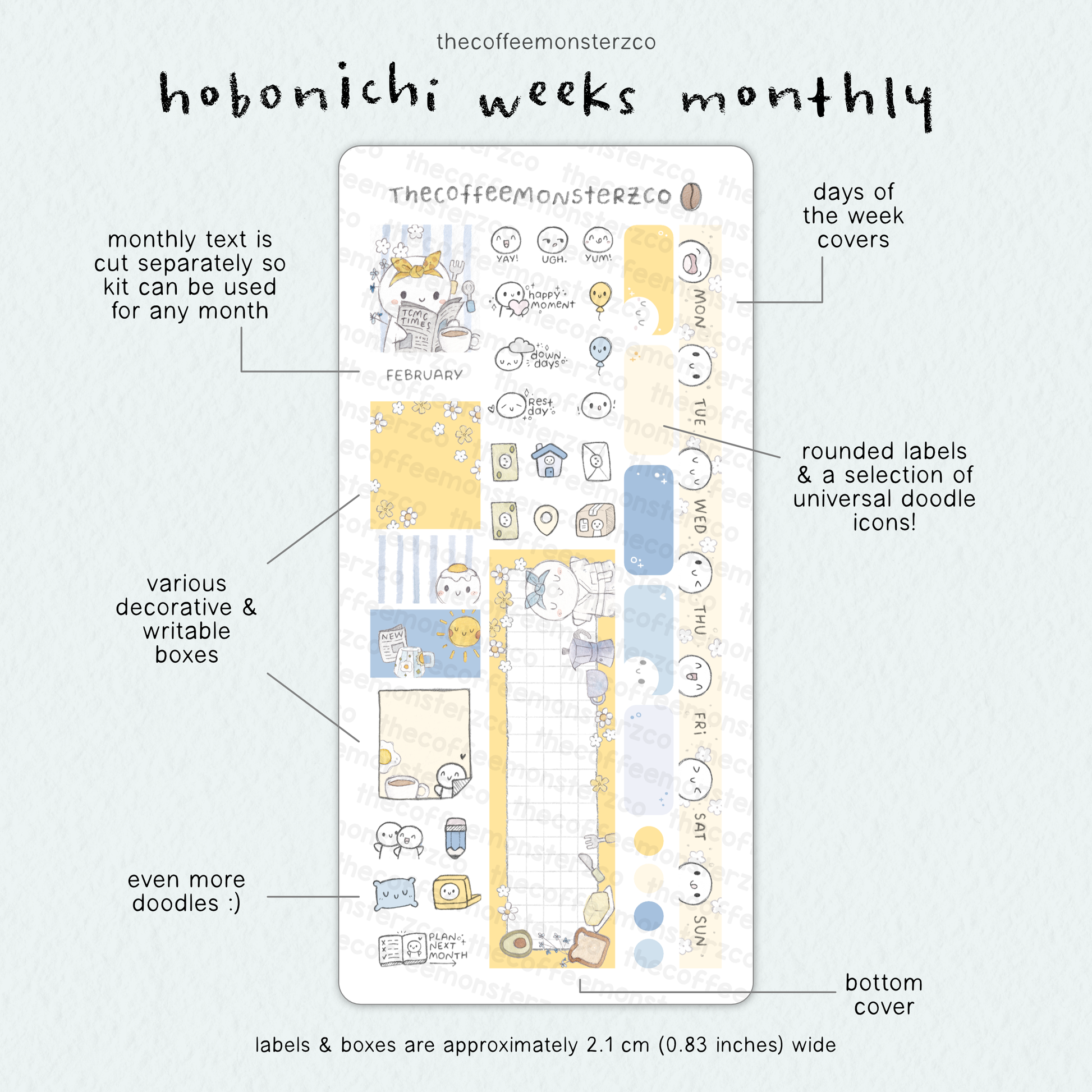 2026 Hobonichi Weeks Monthly Kits