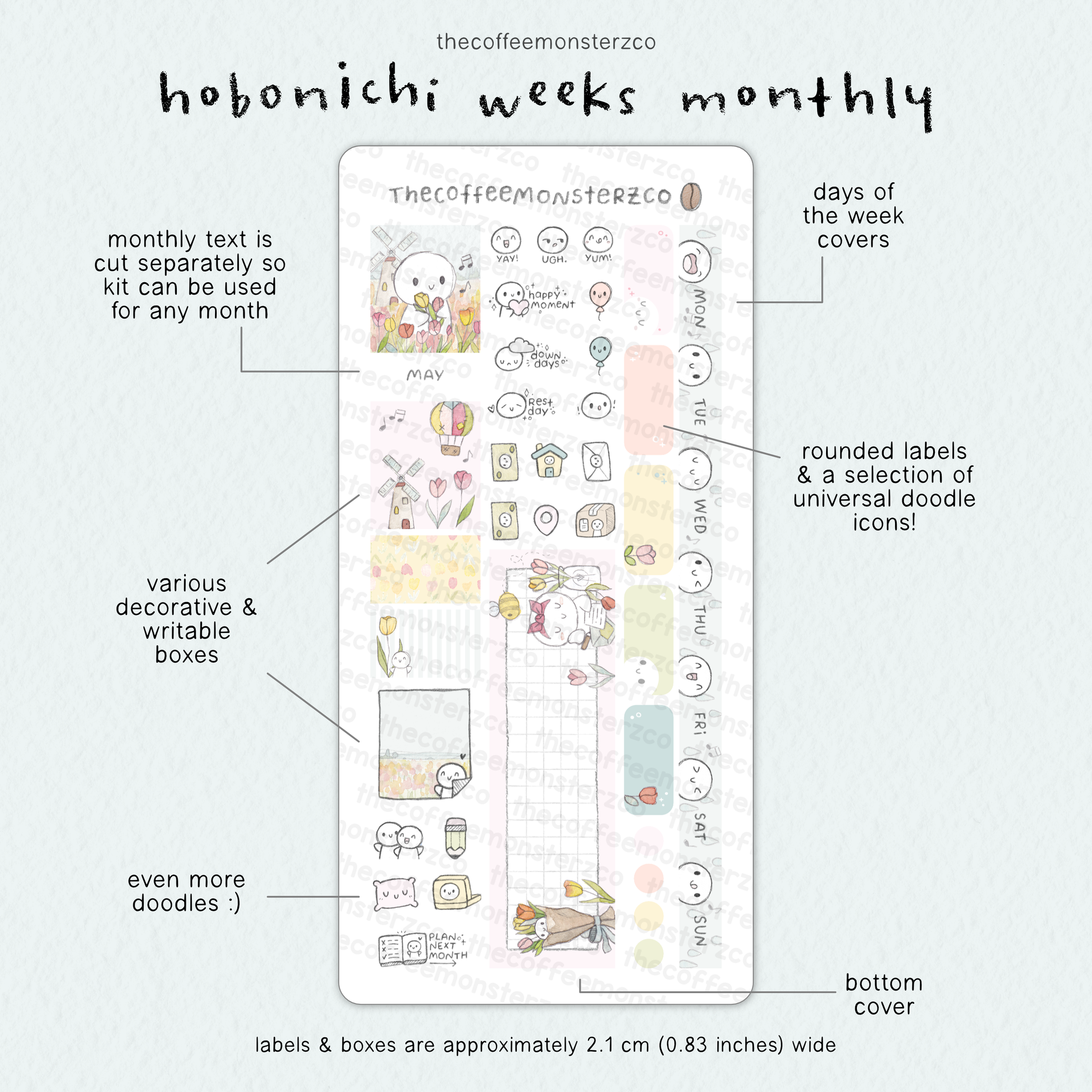2026 Hobonichi Weeks Monthly Kits