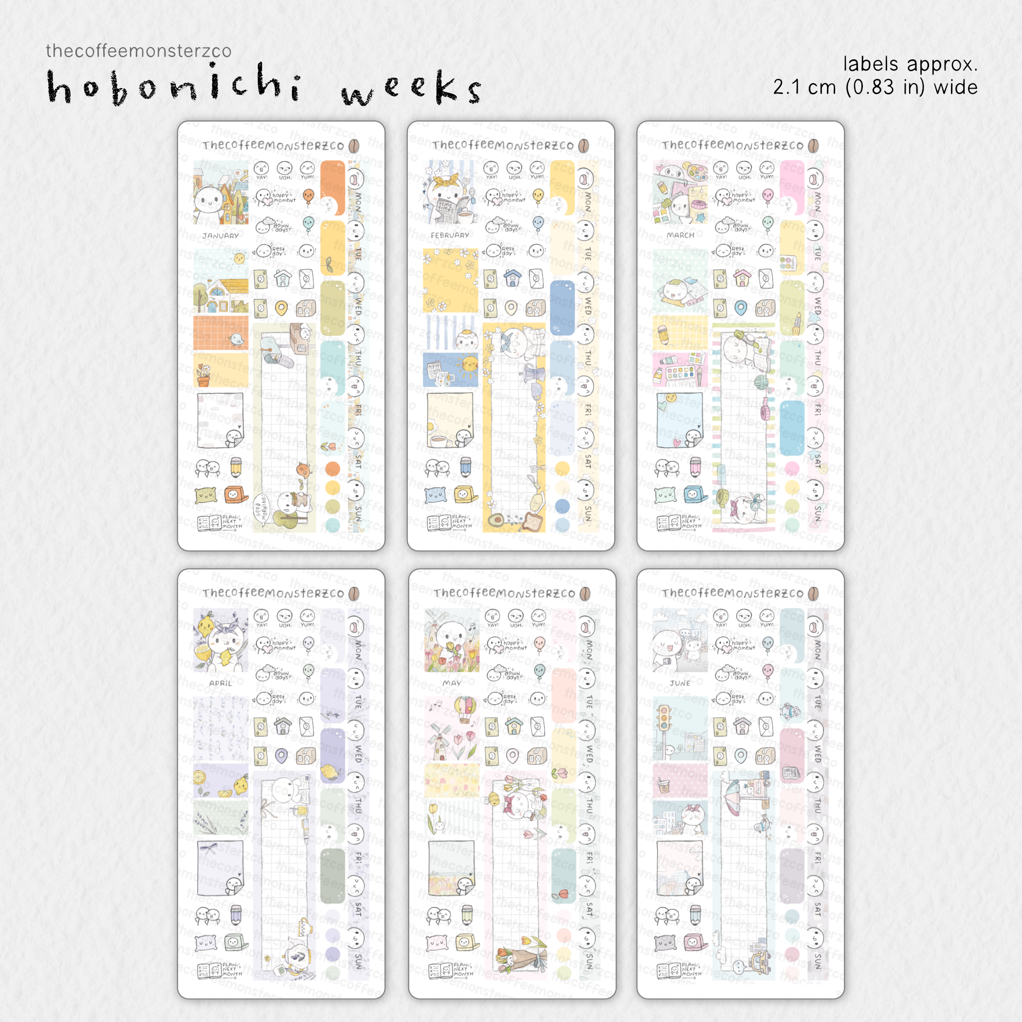 2026 Hobonichi Weeks Monthly Kits