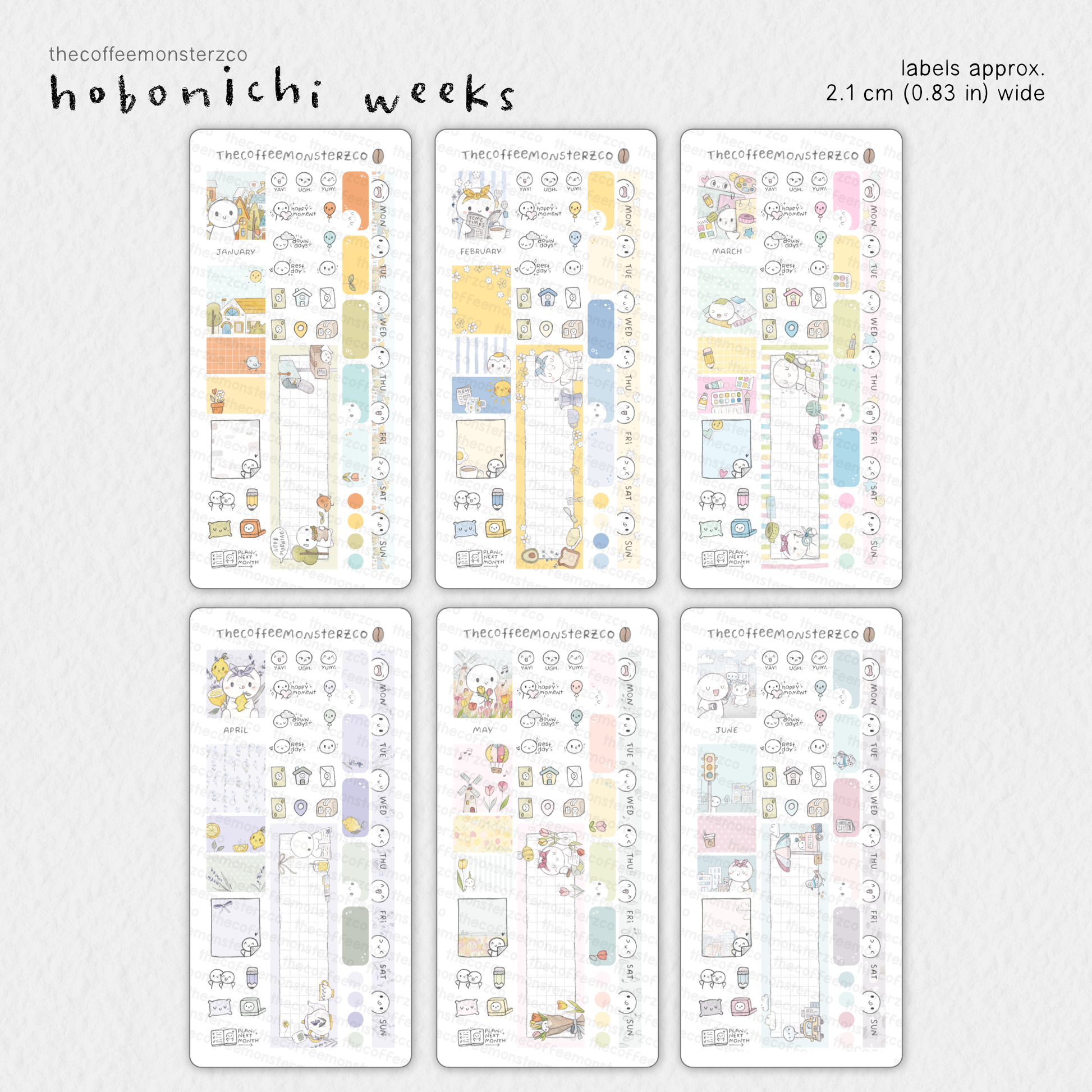2026 Hobonichi Weeks Monthly Kits