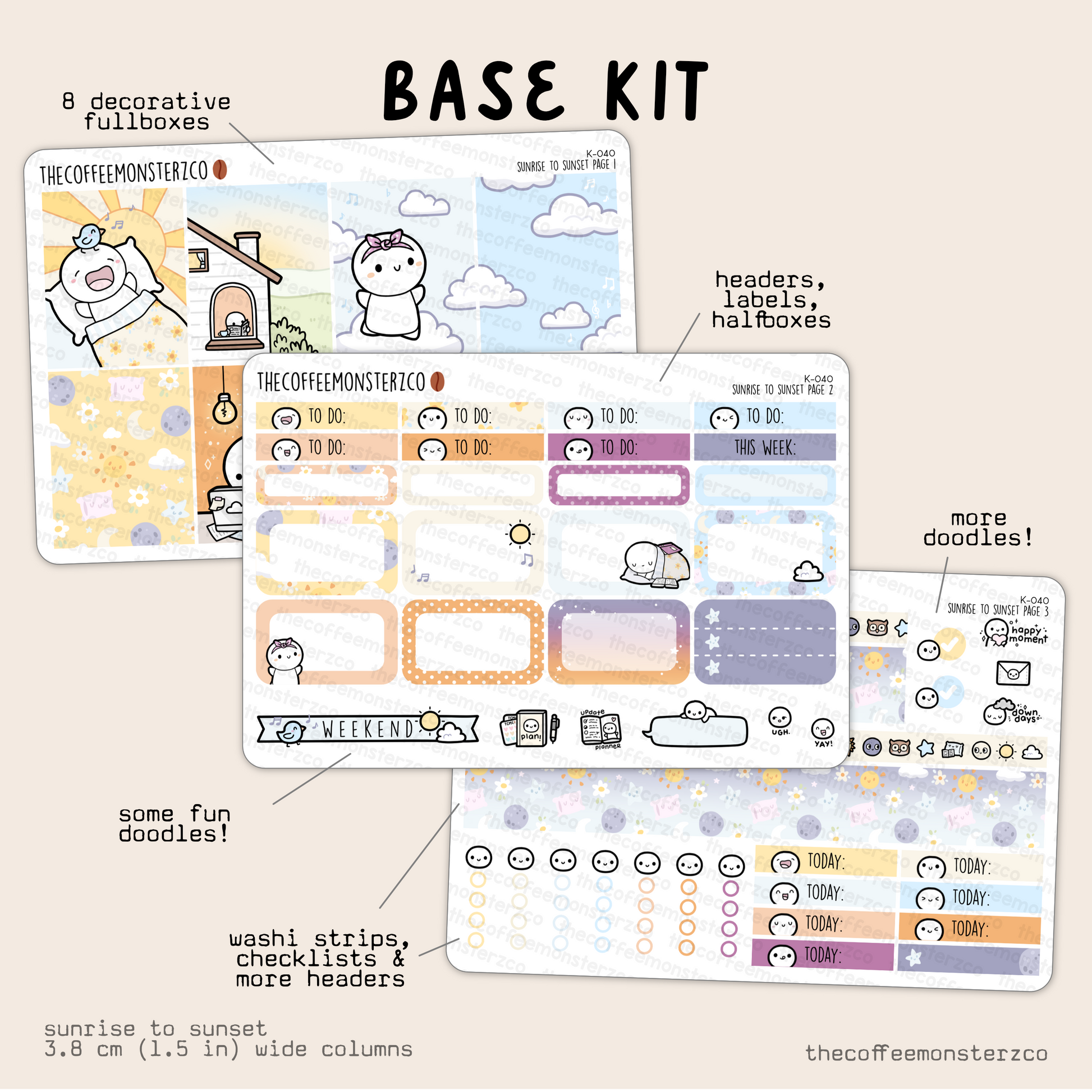 Sunrise To Sunset - Mini Kit