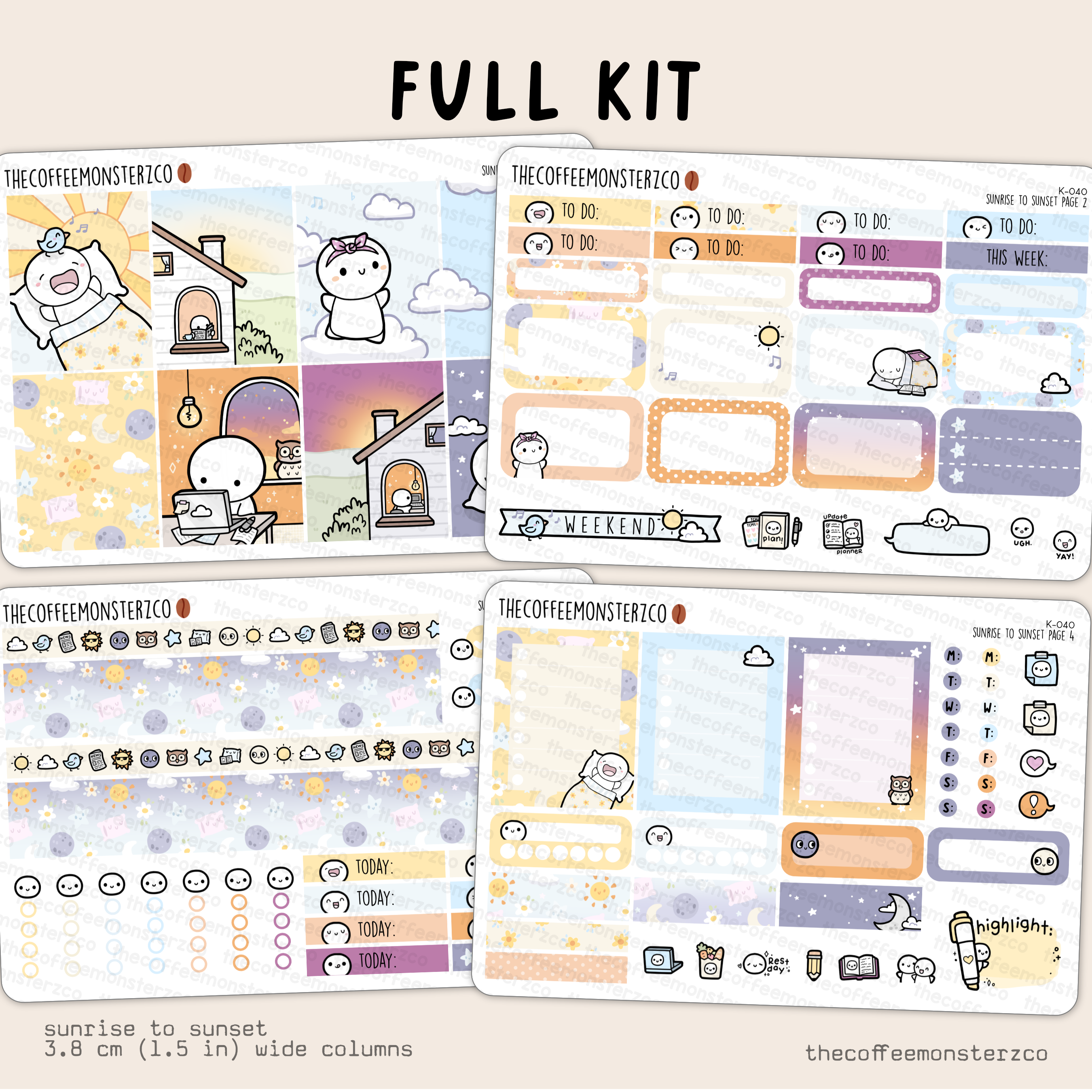 Sunrise To Sunset - Mini Kit