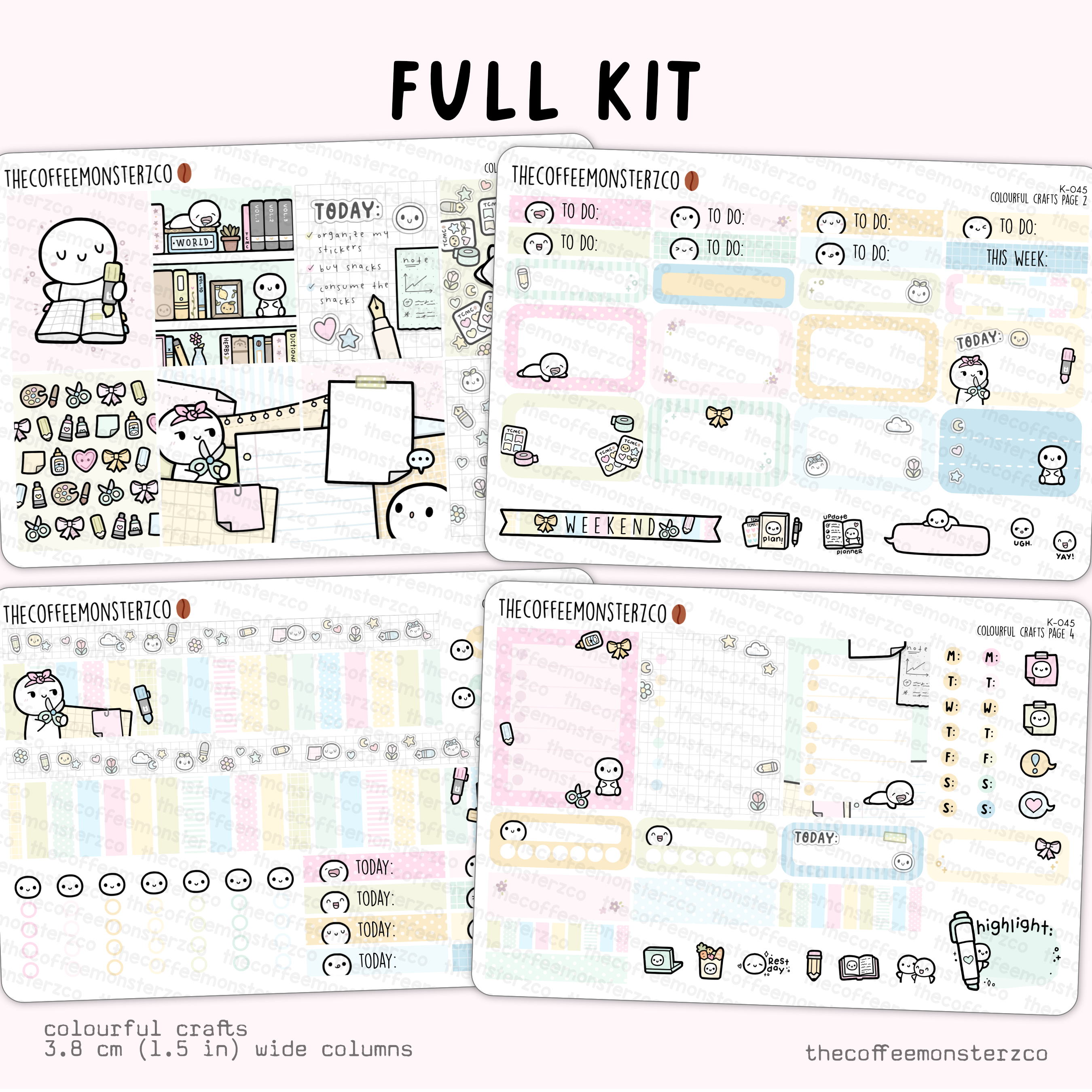 Colourful Crafts - Mini Kit