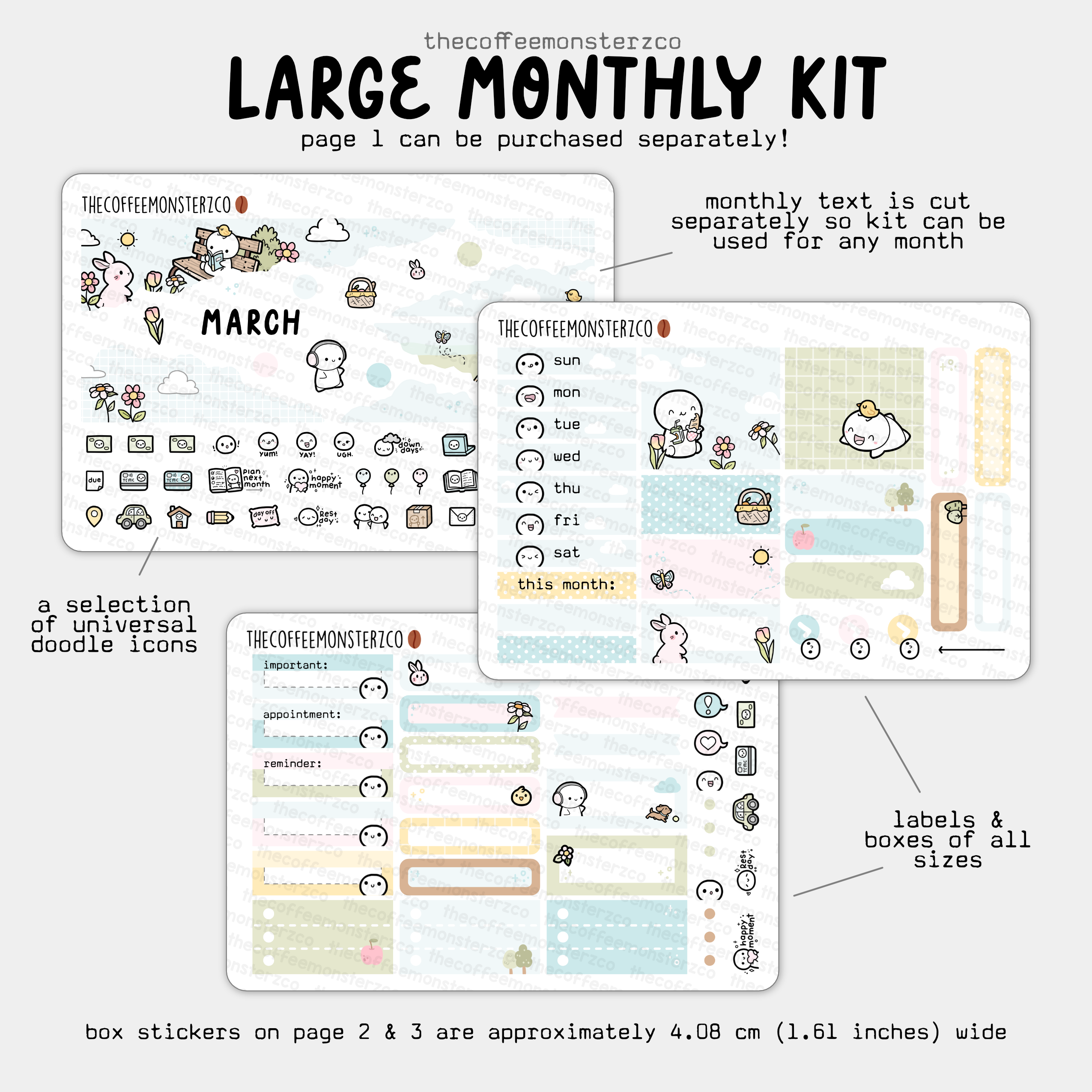 2025 Large Monthly Kit