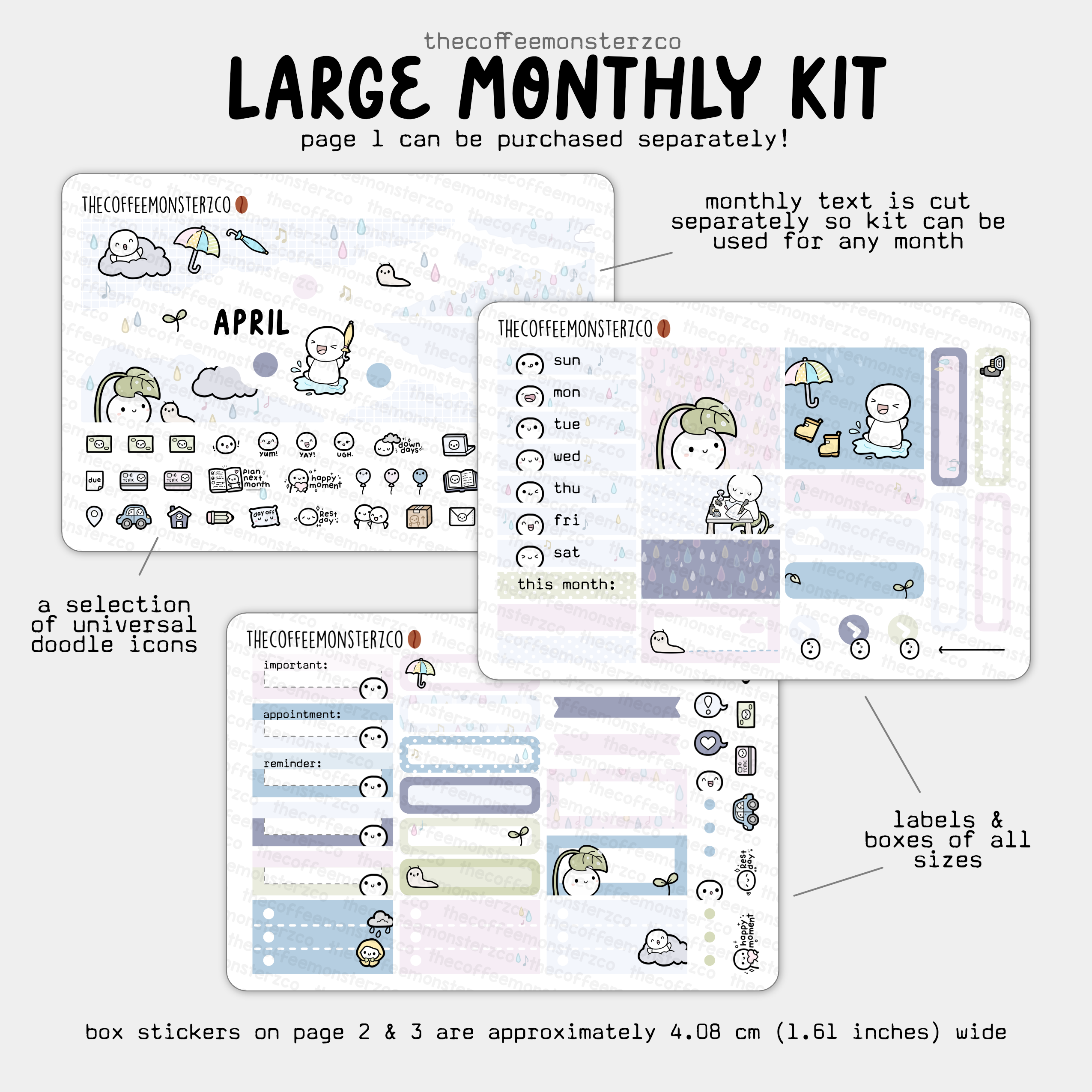 2025 Large Monthly Kit