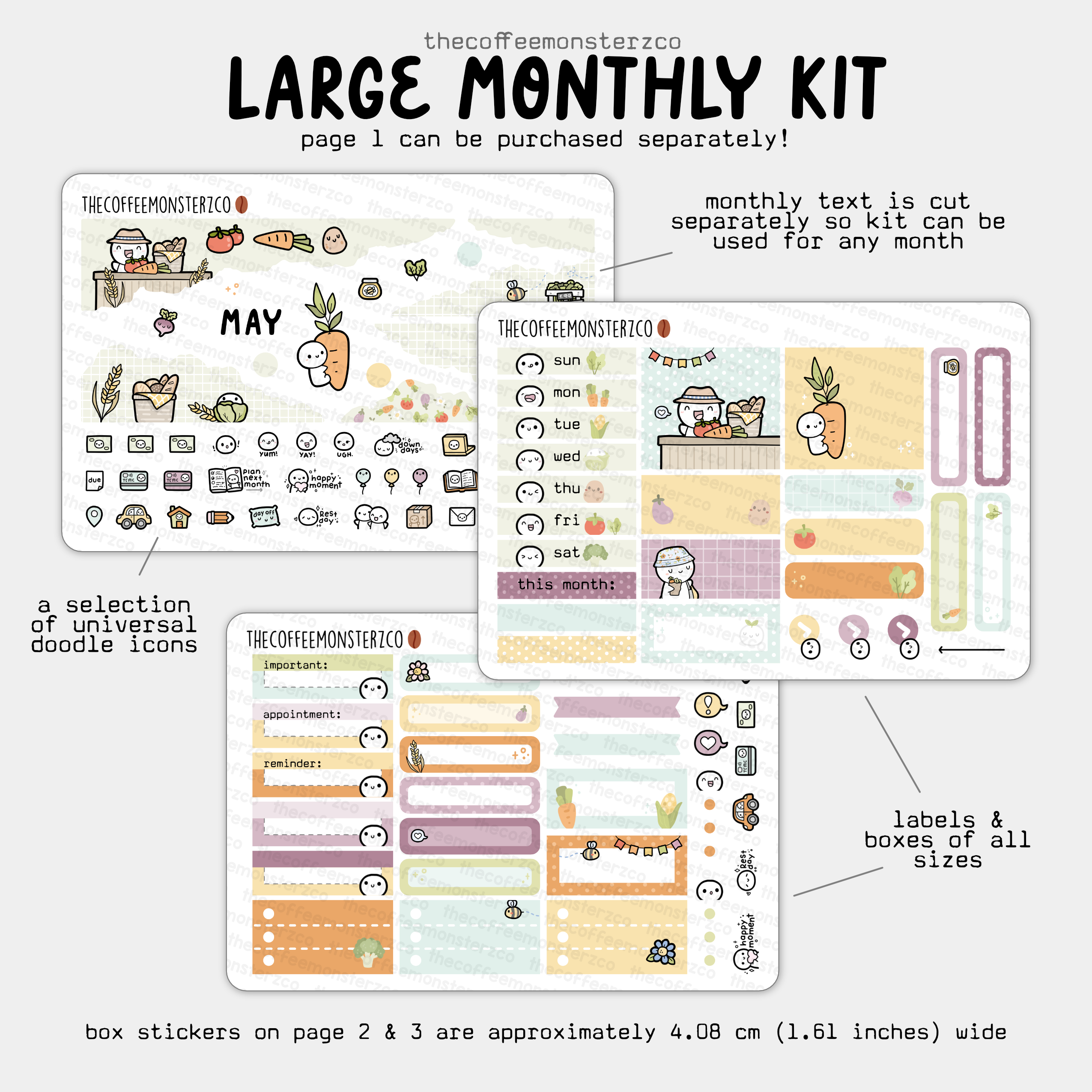 2025 Large Monthly Kit