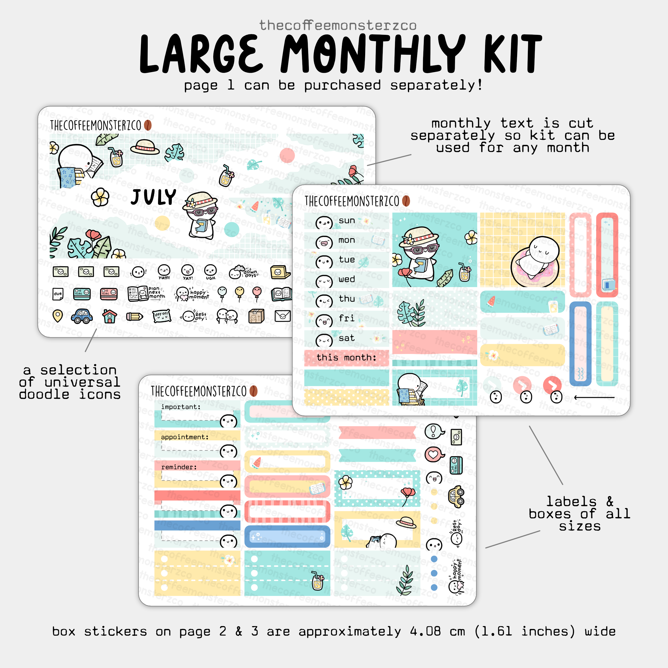 2025 Large Monthly Kit