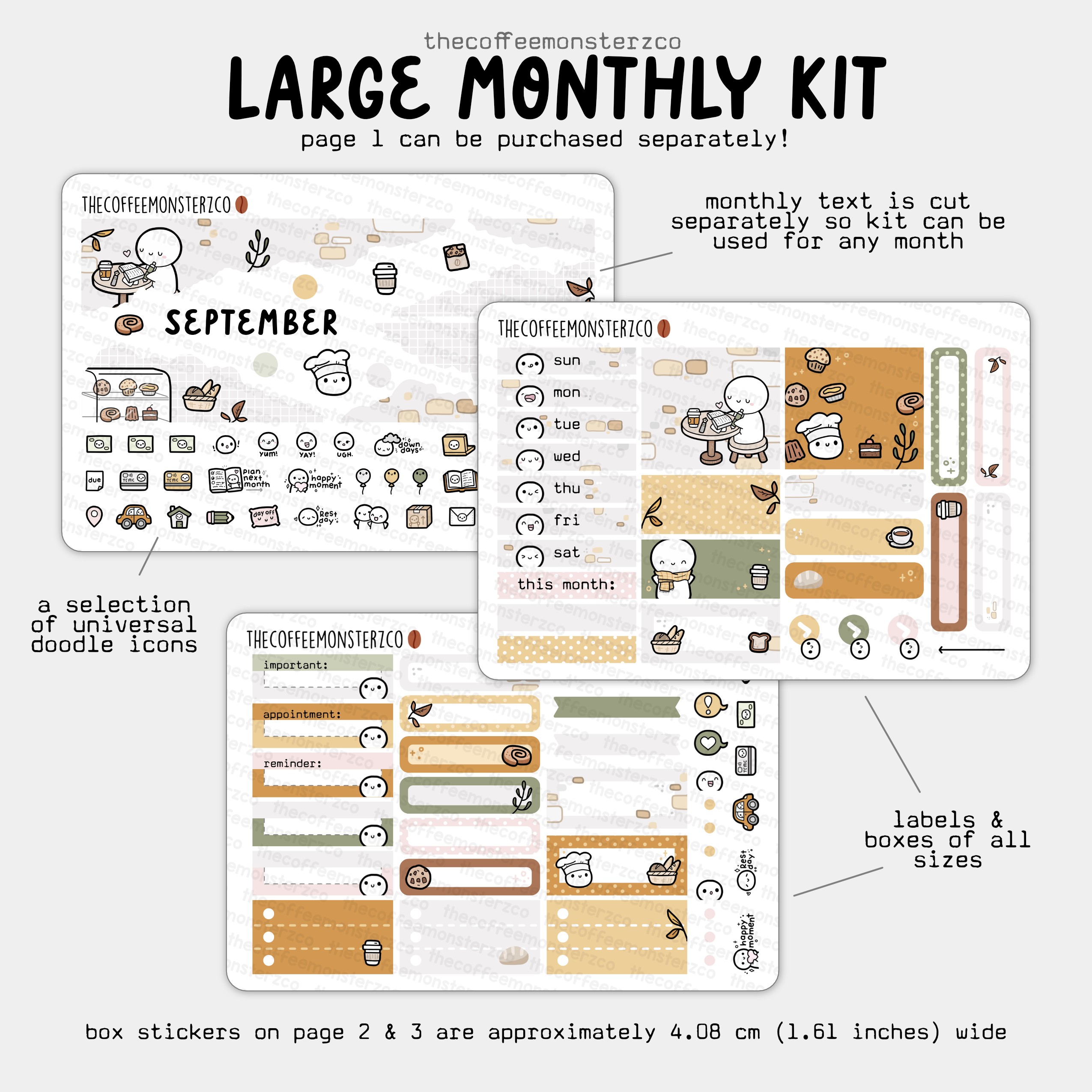 2025 Large Monthly Kit