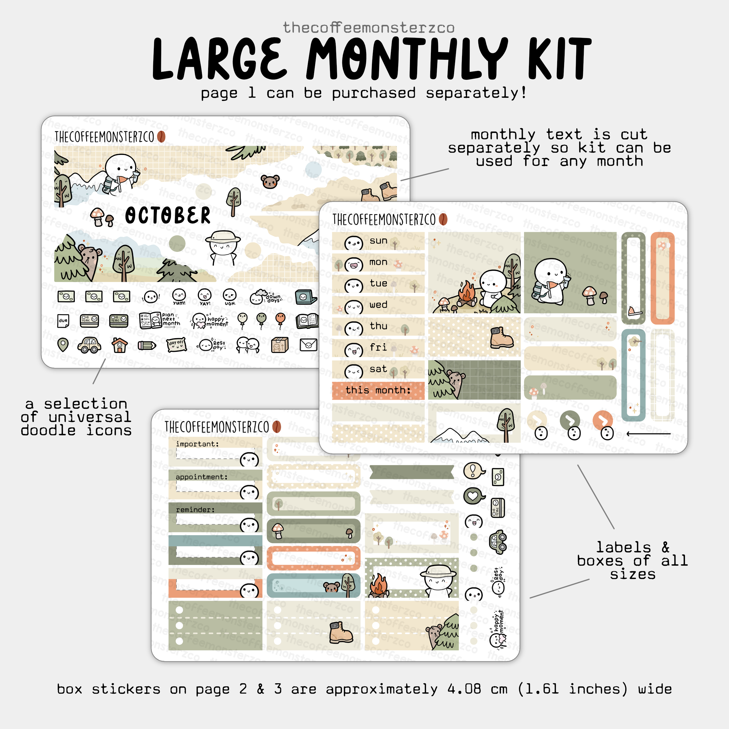 2025 Large Monthly Kit